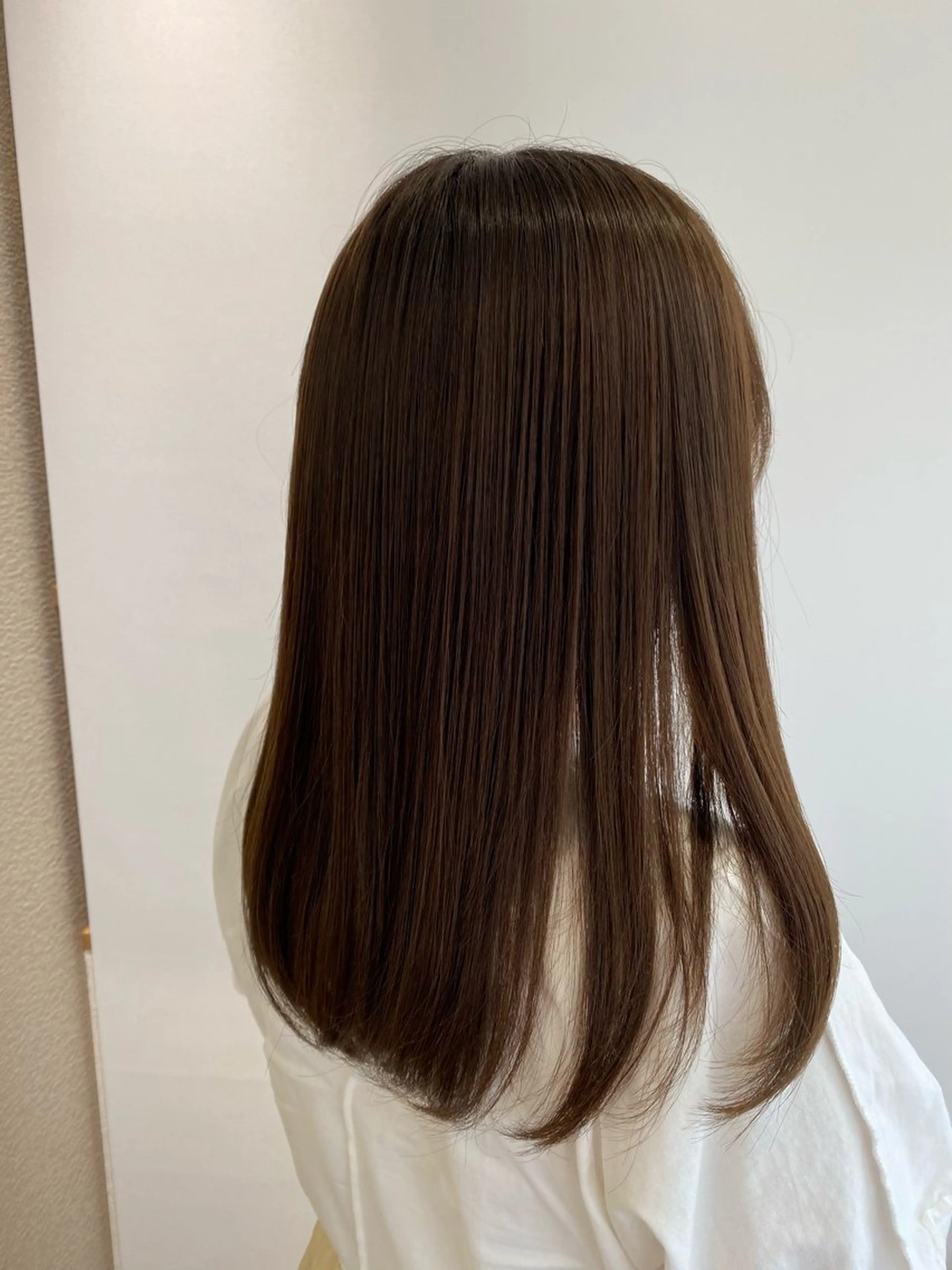 セミロング ヘアカラー 菅原 あずさのヘアスタイル