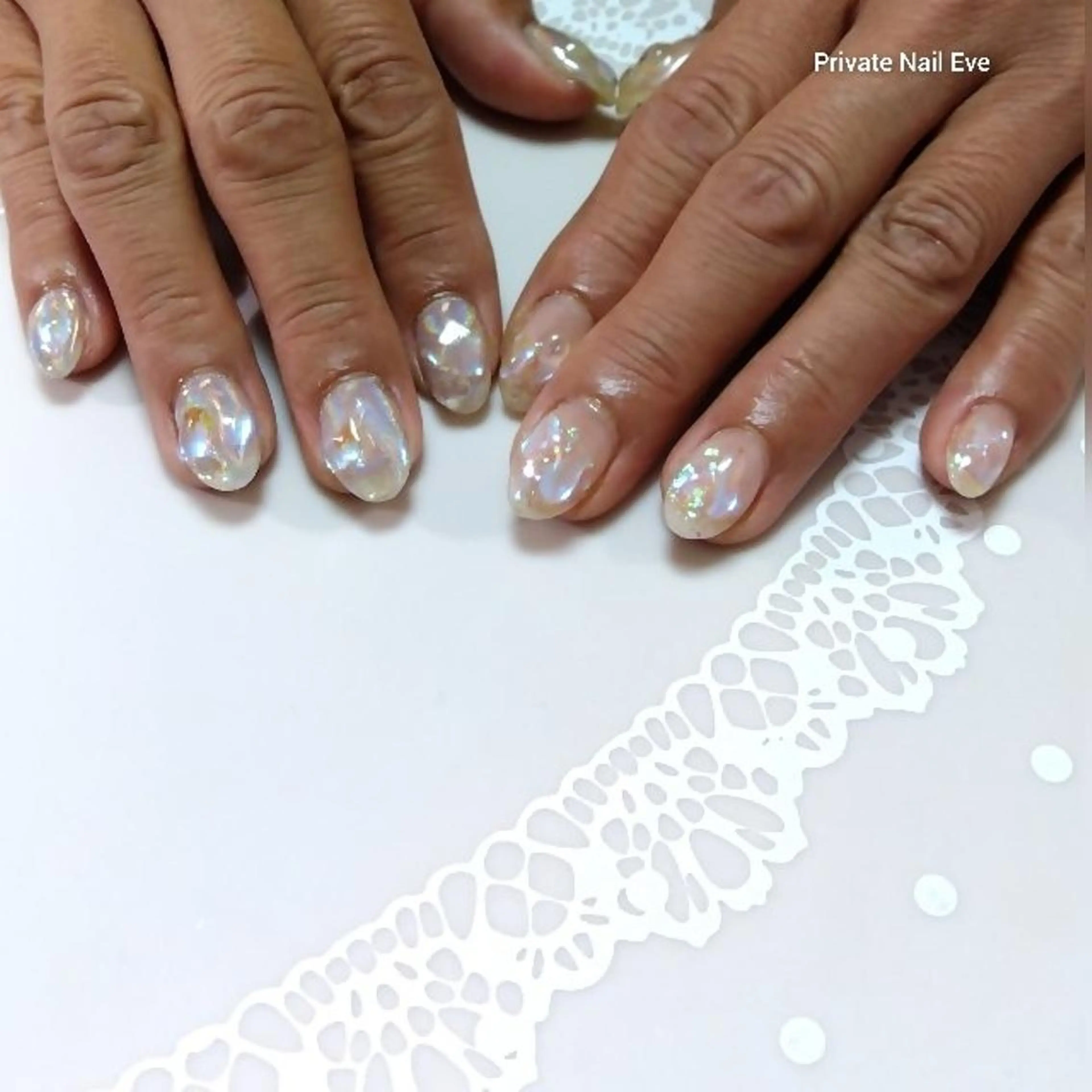 ネイル 氷ネイル・うるうるネイル ハンドネイル ネイル junkoのネイルデザイン