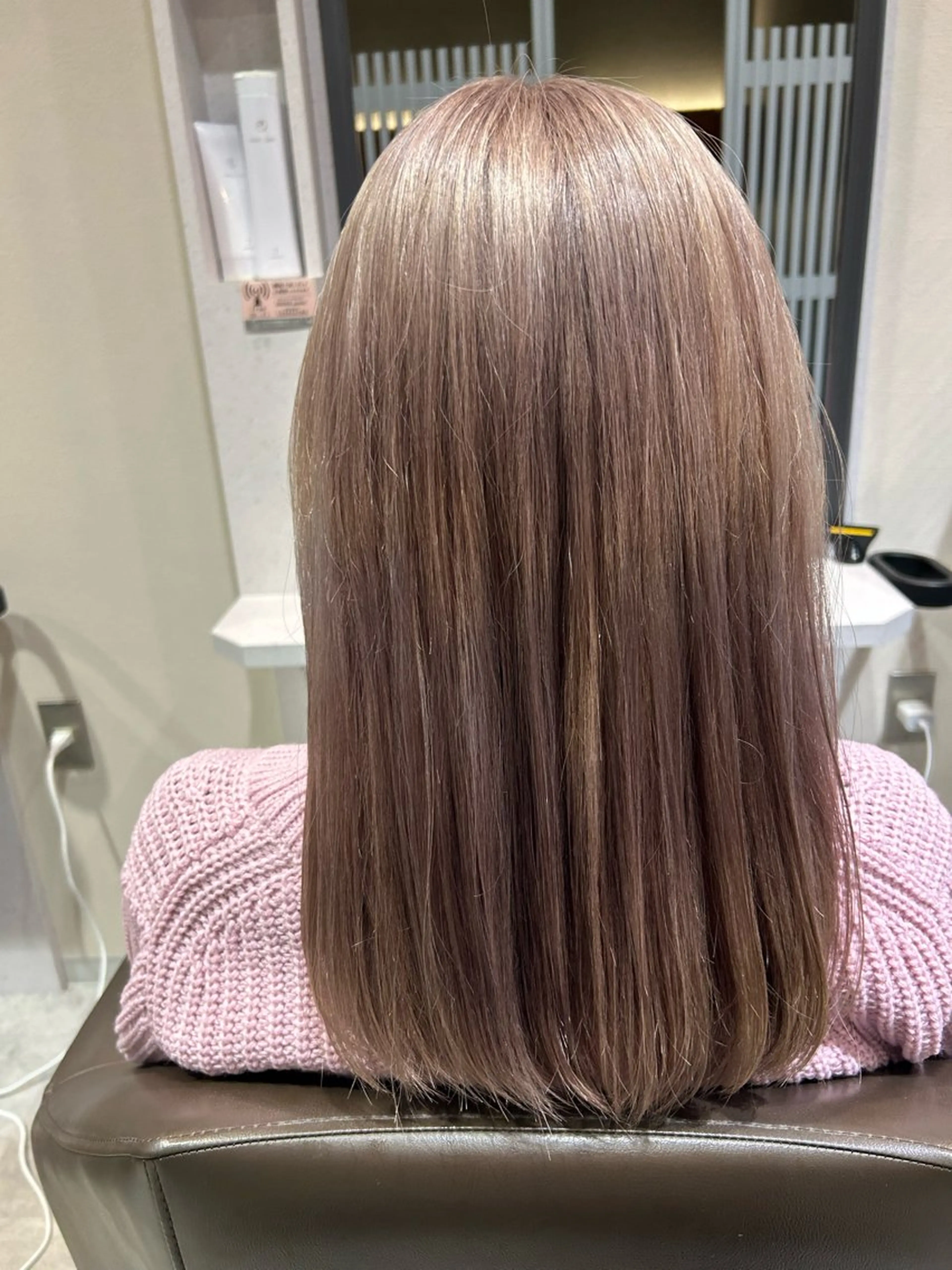 セミロング カラー ヘアカラー トリートメント SUGAR/ソウ みたけのヘアスタイル