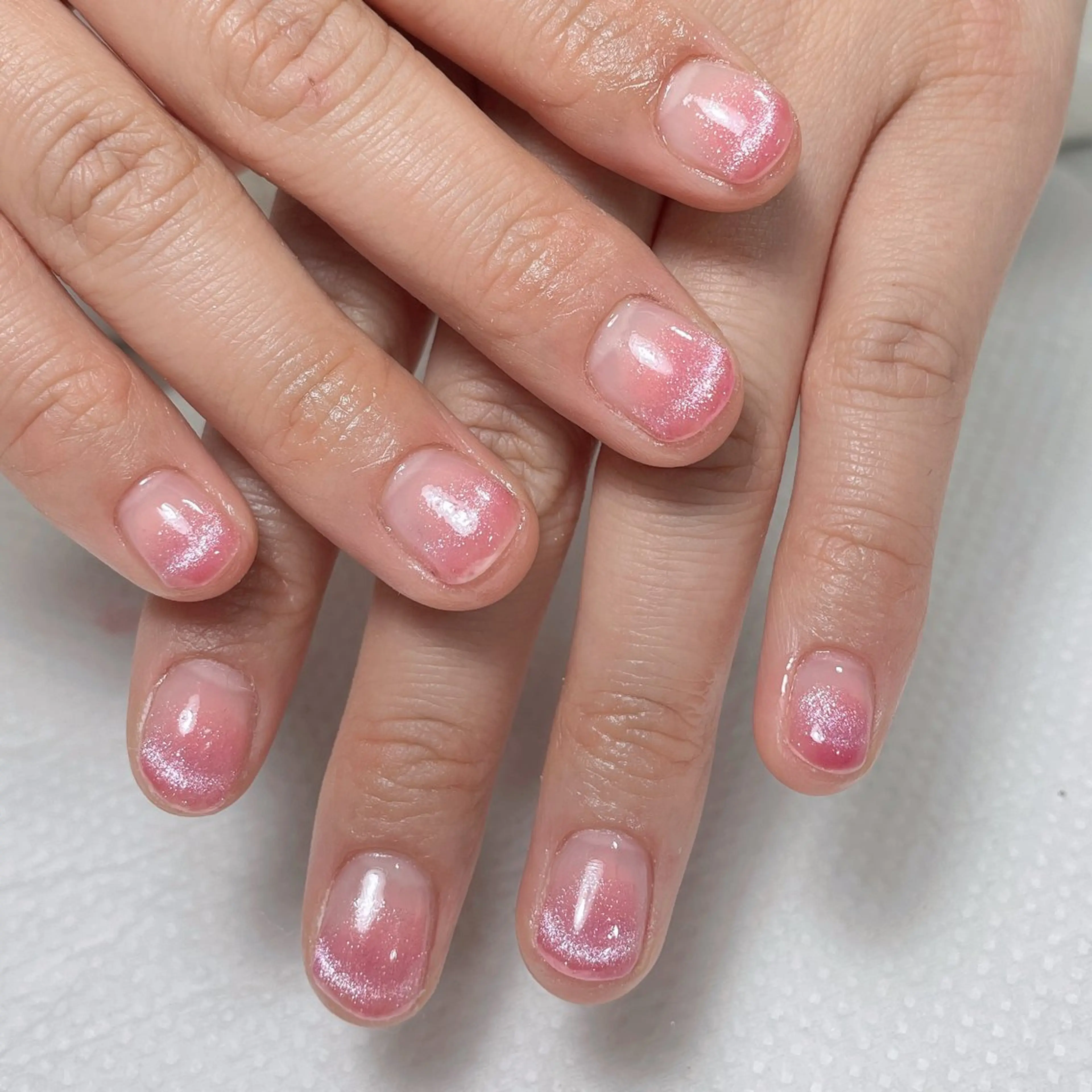 ネイル アートネイル フレンチネイル ジェルネイル グラデーション 韓国ネイル ハンドネイル 久保田 マリコのネイルデザイン