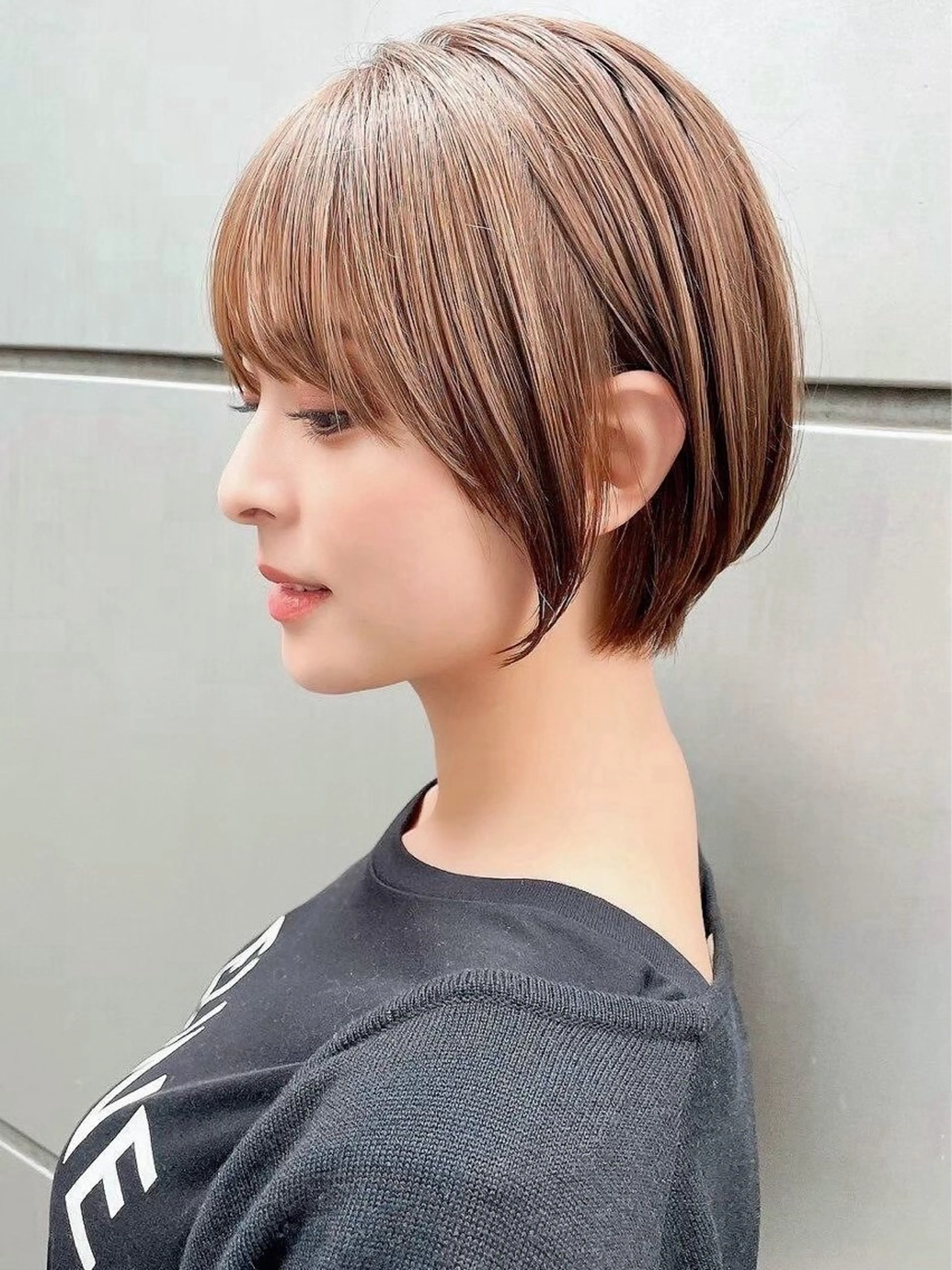 ショート カラー ヘアアレンジ カット ヘアカラー トリートメント 久米 春輝のヘアスタイル
