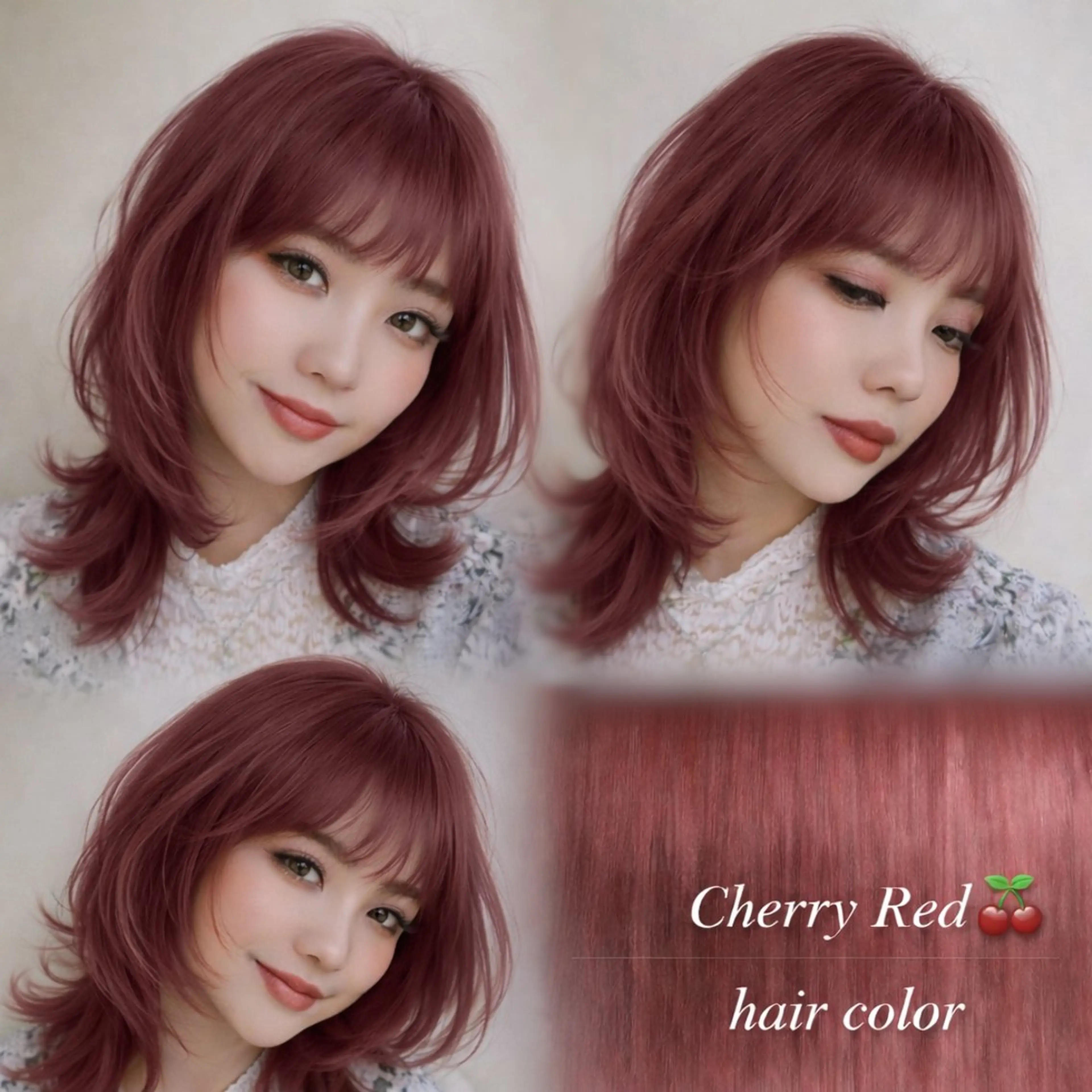 ミディアム カラー 透明感カラー✨️山内 七鐘のヘアスタイル