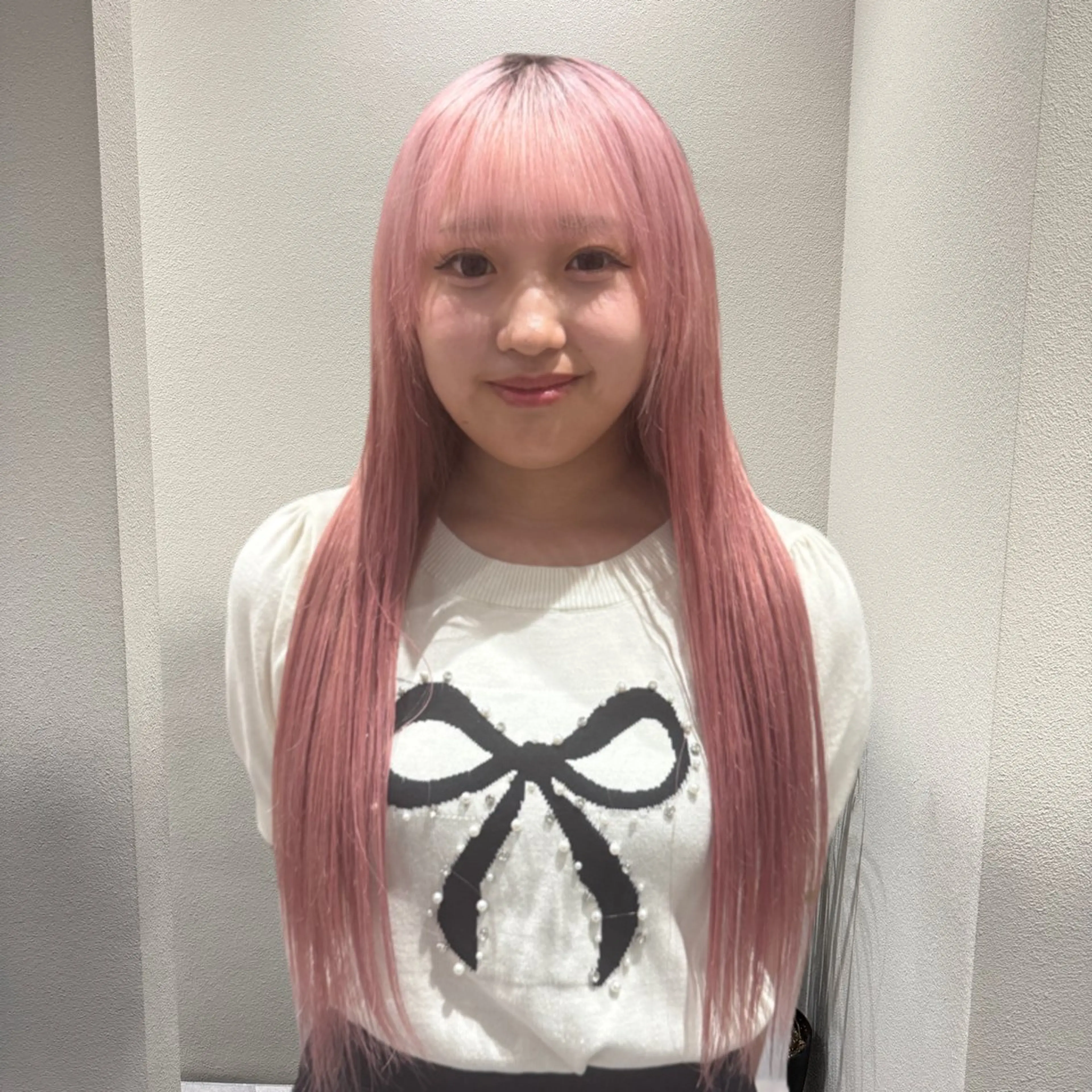 セミロング カラー ブリーチ ケアブリーチ ハイトーンカラー ピンクカラー パープルカラー ヘアカラー トリートメント ヘアセット ✨ブリーチ支持No1 複雑履歴修正/舘岡のヘアスタイル