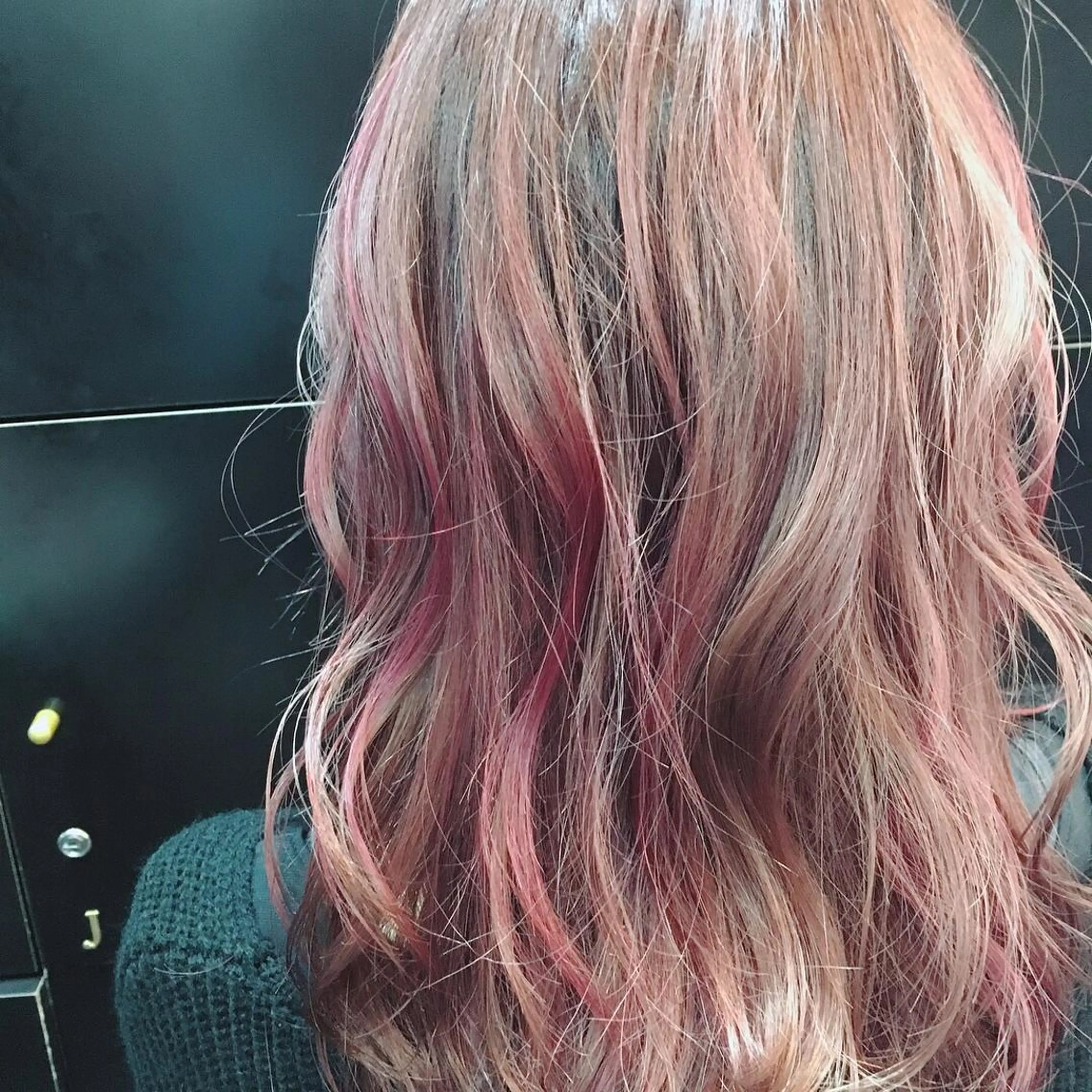 セミロング カラー ピンクカラー 透明感韓国ヘア♡ みつきのヘアスタイル