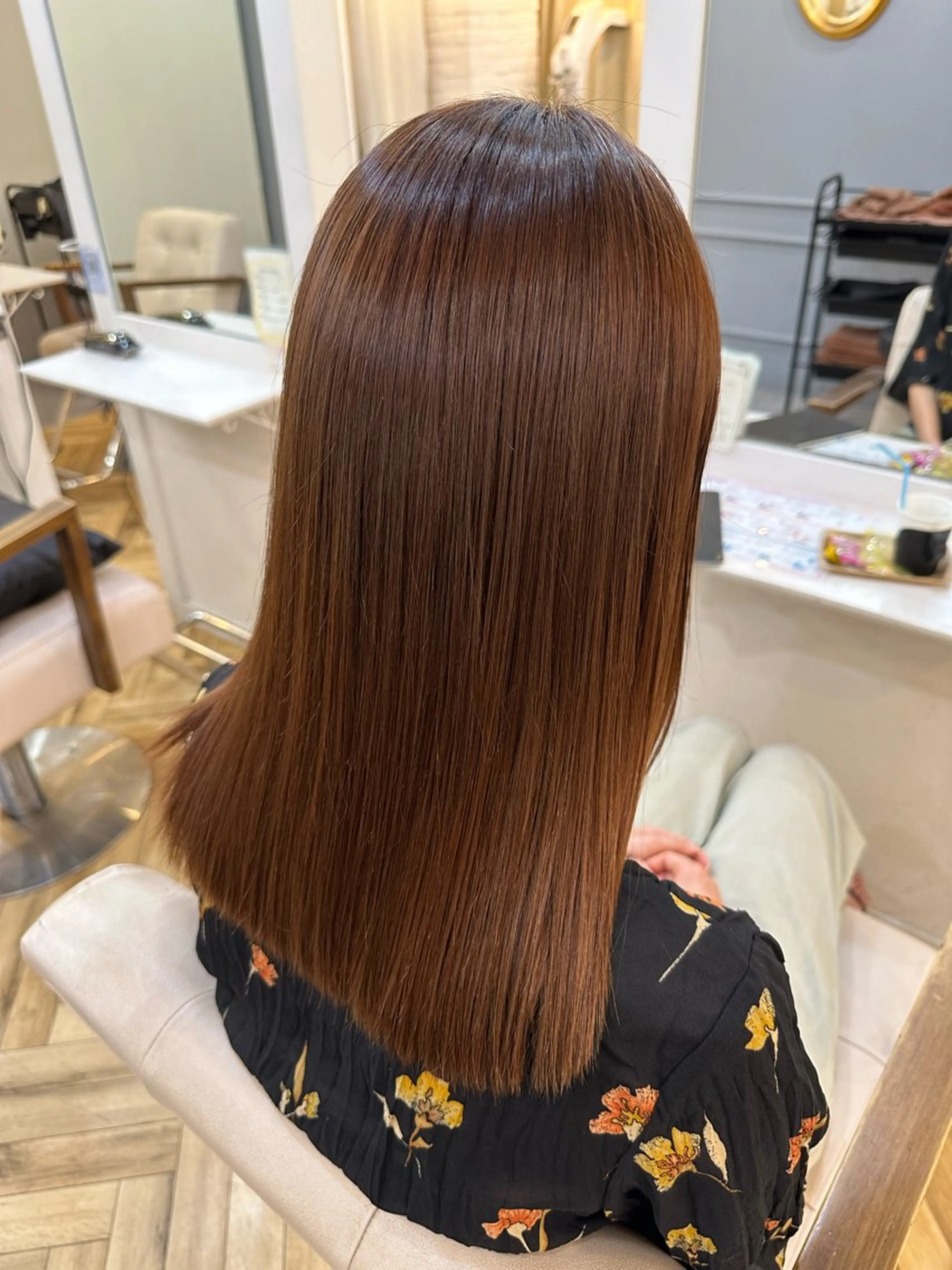 ミディアム カラー 透明感カラー カット ヘアカラー トリートメント ヘッドスパ 髪質改善✨ RYOTAのヘアスタイル