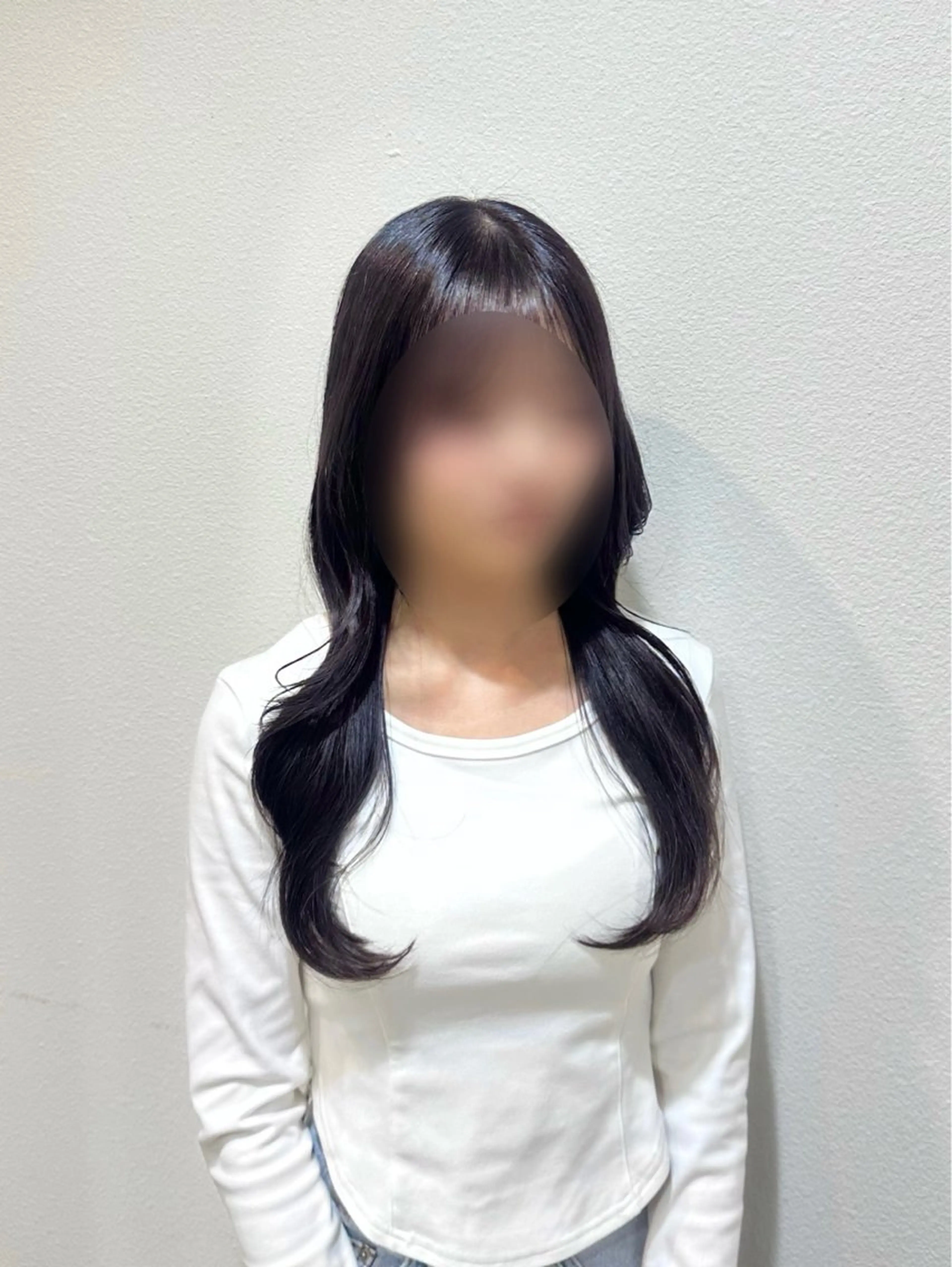 ロング カラー honoka/レイヤ ー/艶感カラー/韓国のヘアスタイル