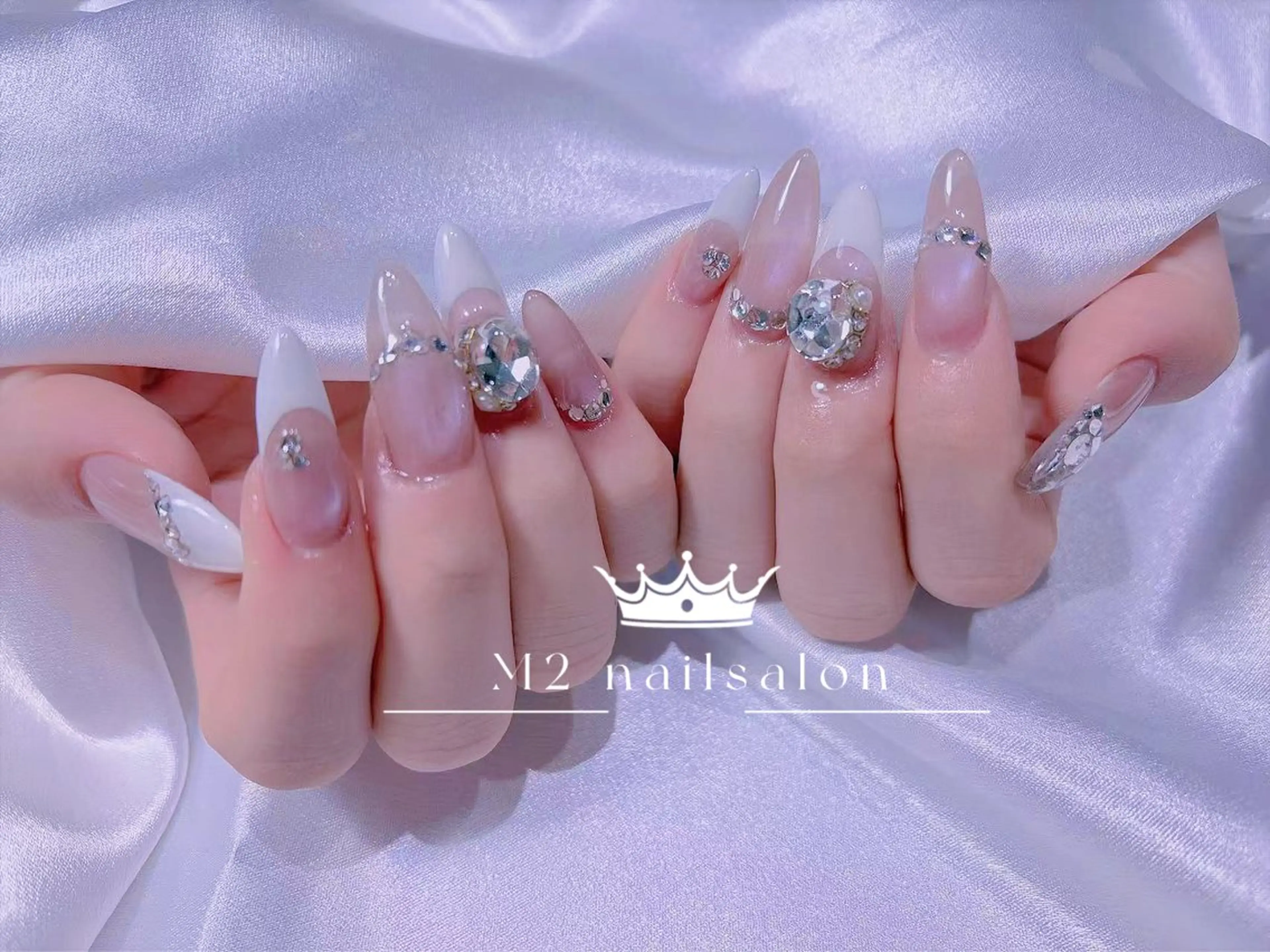 ネイル ハンドネイル 長さだし専門店 M2 rikaのネイルデザイン