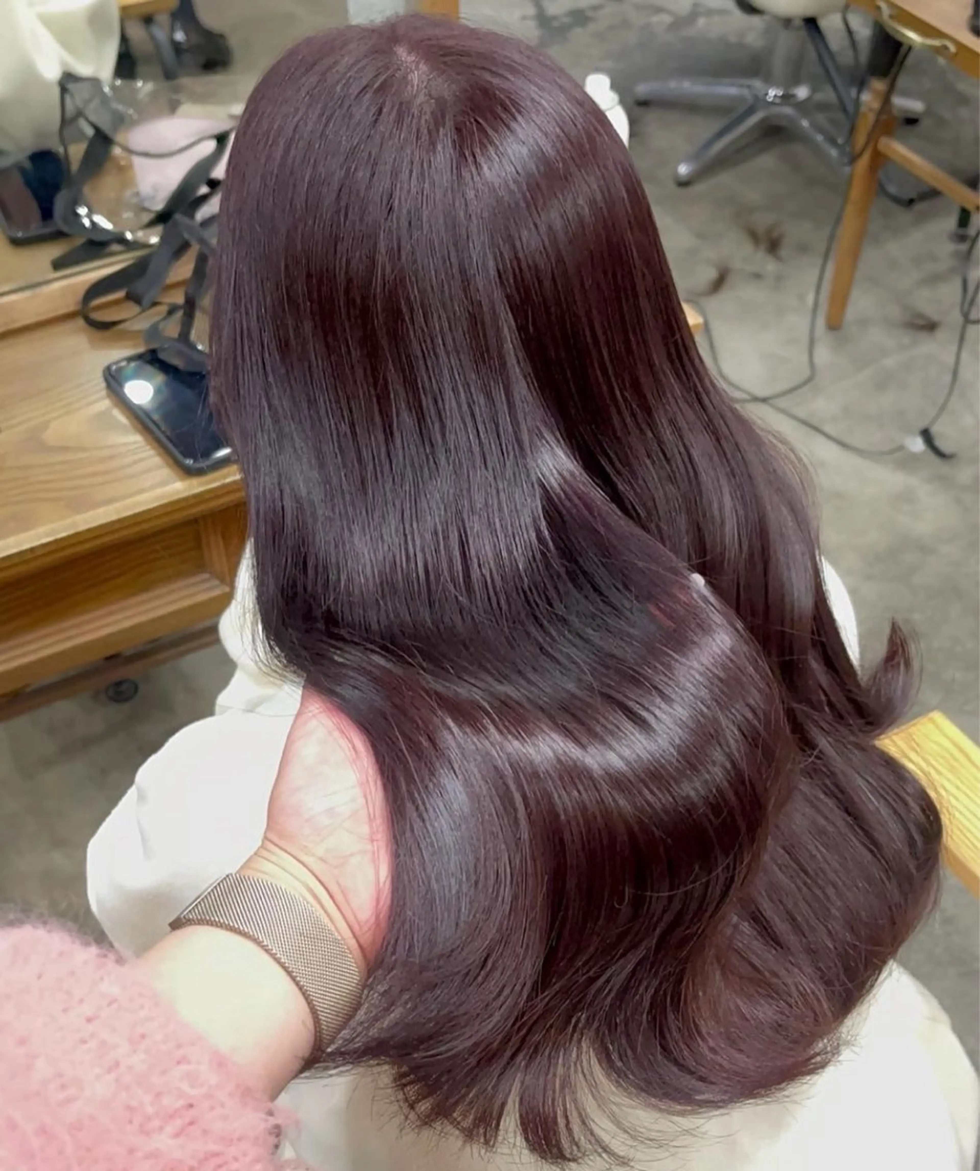 セミロング カラー ラベンダーカラー ヘアカラー LIV OSAKA所属・カットモデル୨୧大阪 梅田タカシマリナ♡のヘアスタイル