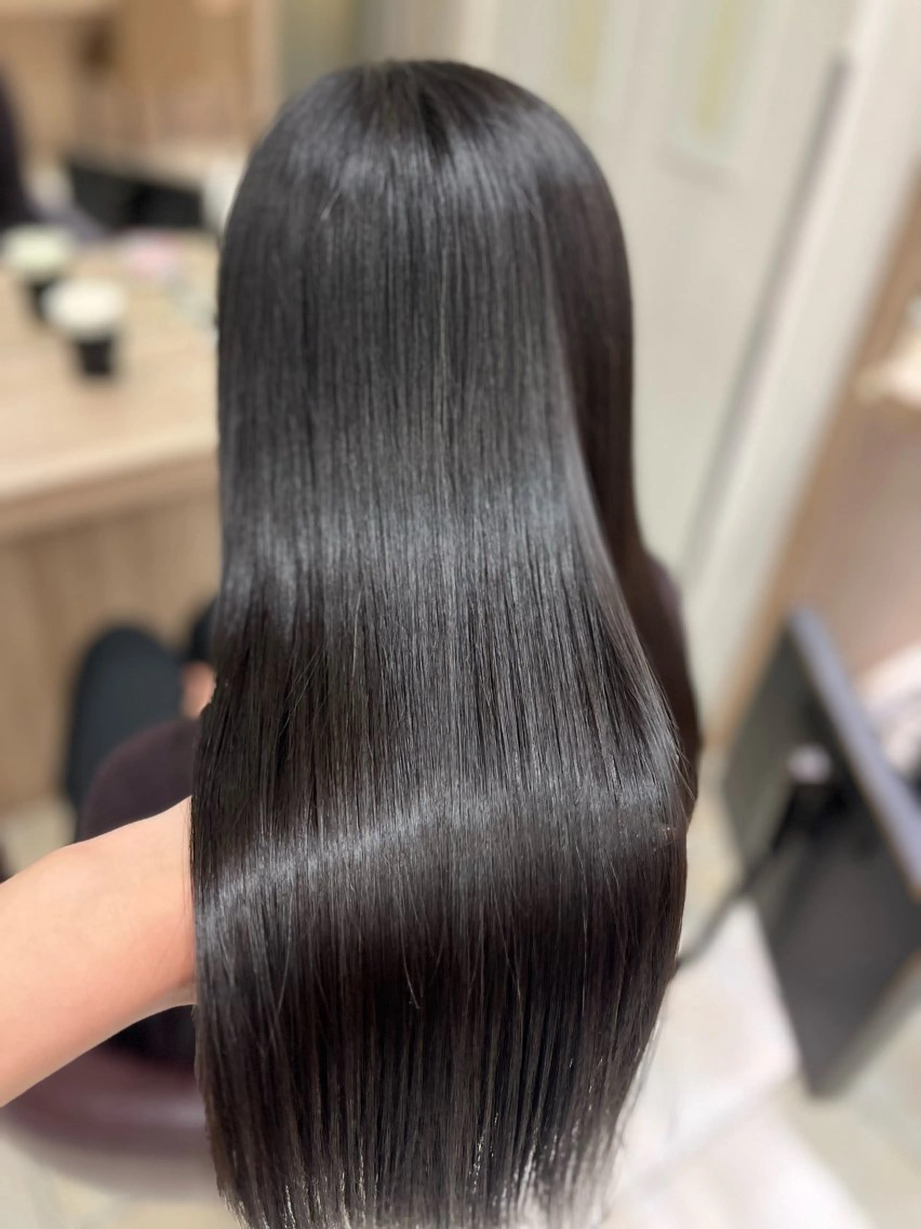 ロング カット 縮毛矯正 トリートメント 産休中です。 🌹sayu🌹のヘアスタイル