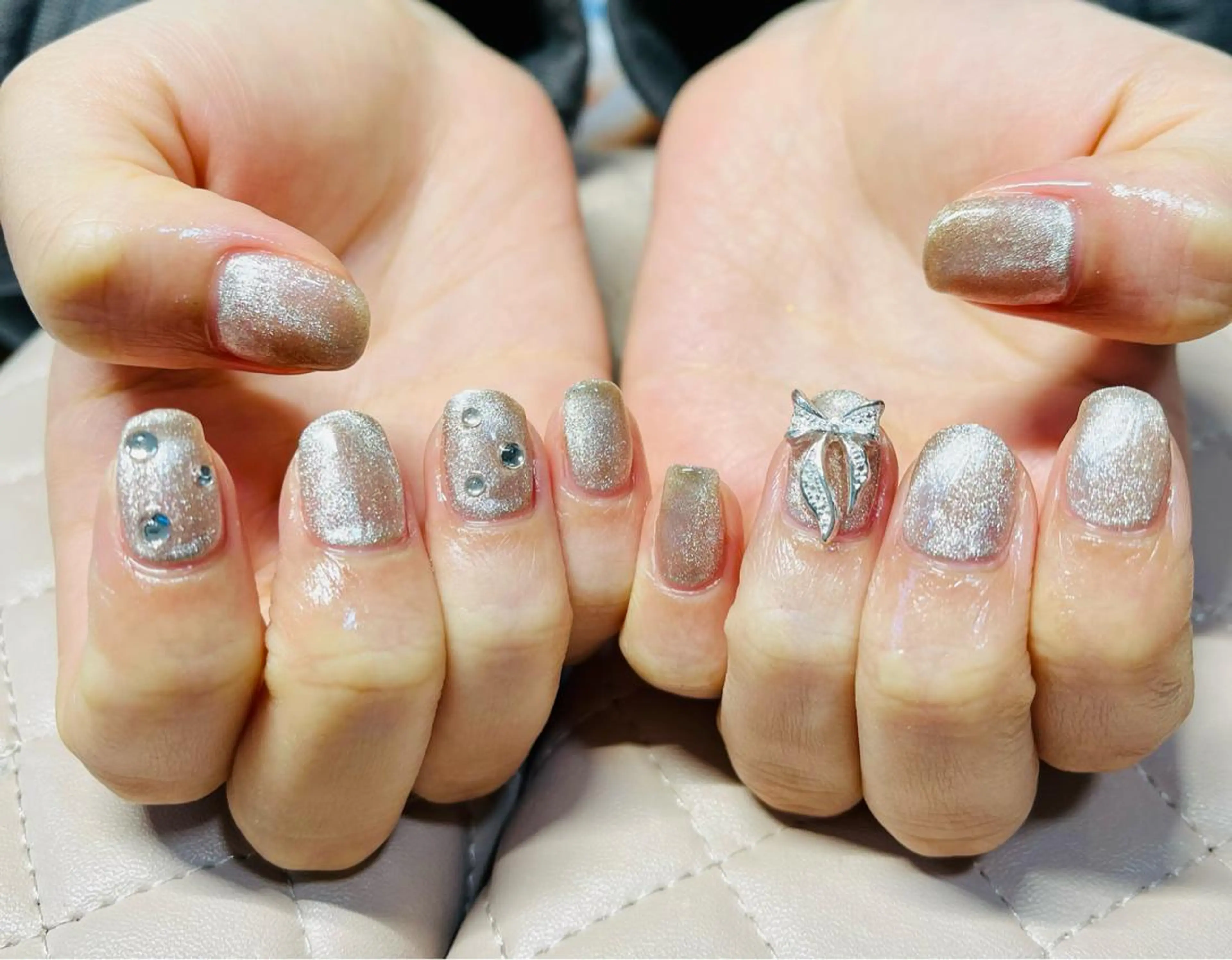 ネイル ハンドネイル goldgleams ちなのネイルデザイン