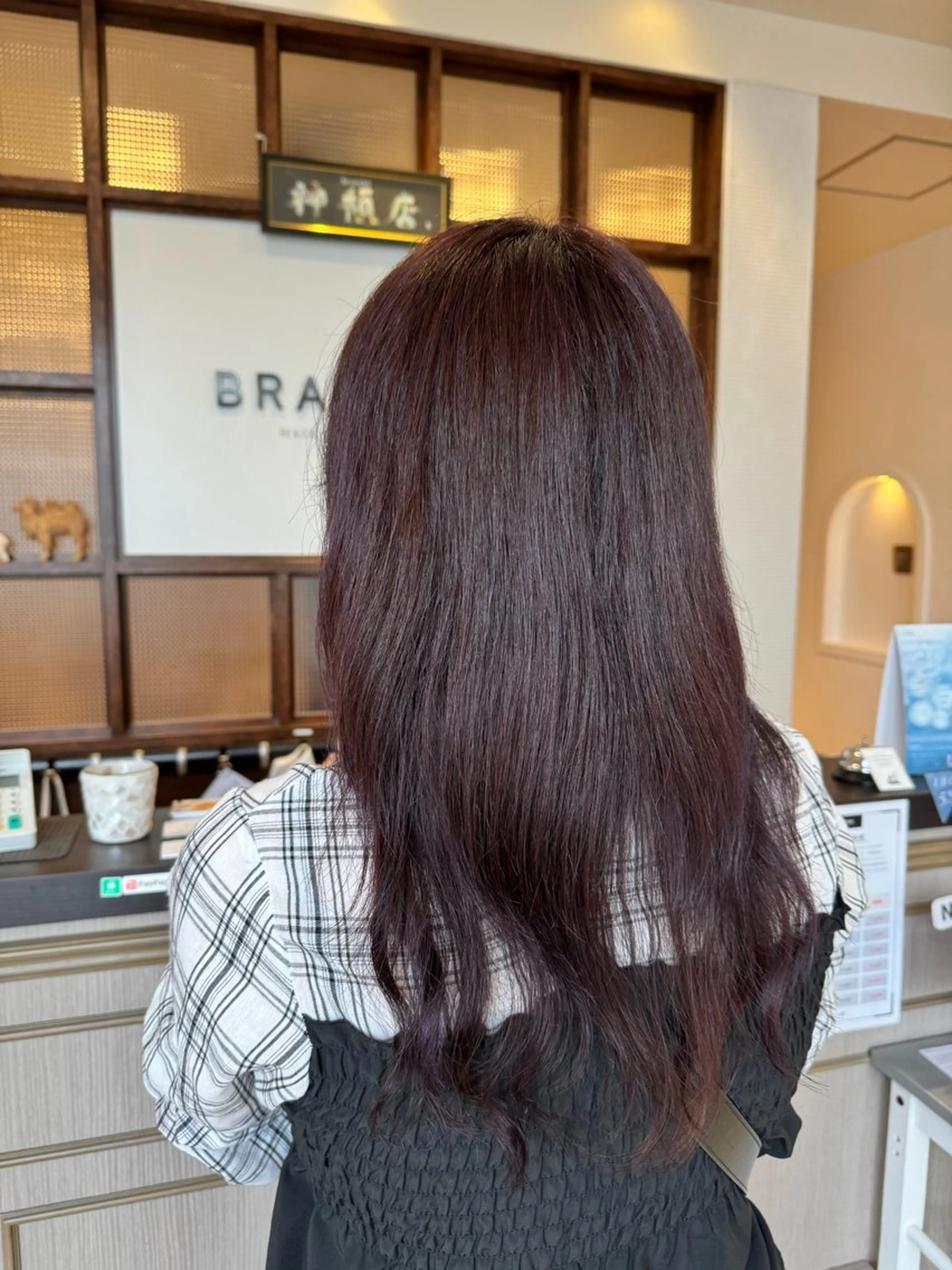 ロング カラー ヘアカラー ブランシェ神領店 稲垣 葵のヘアスタイル