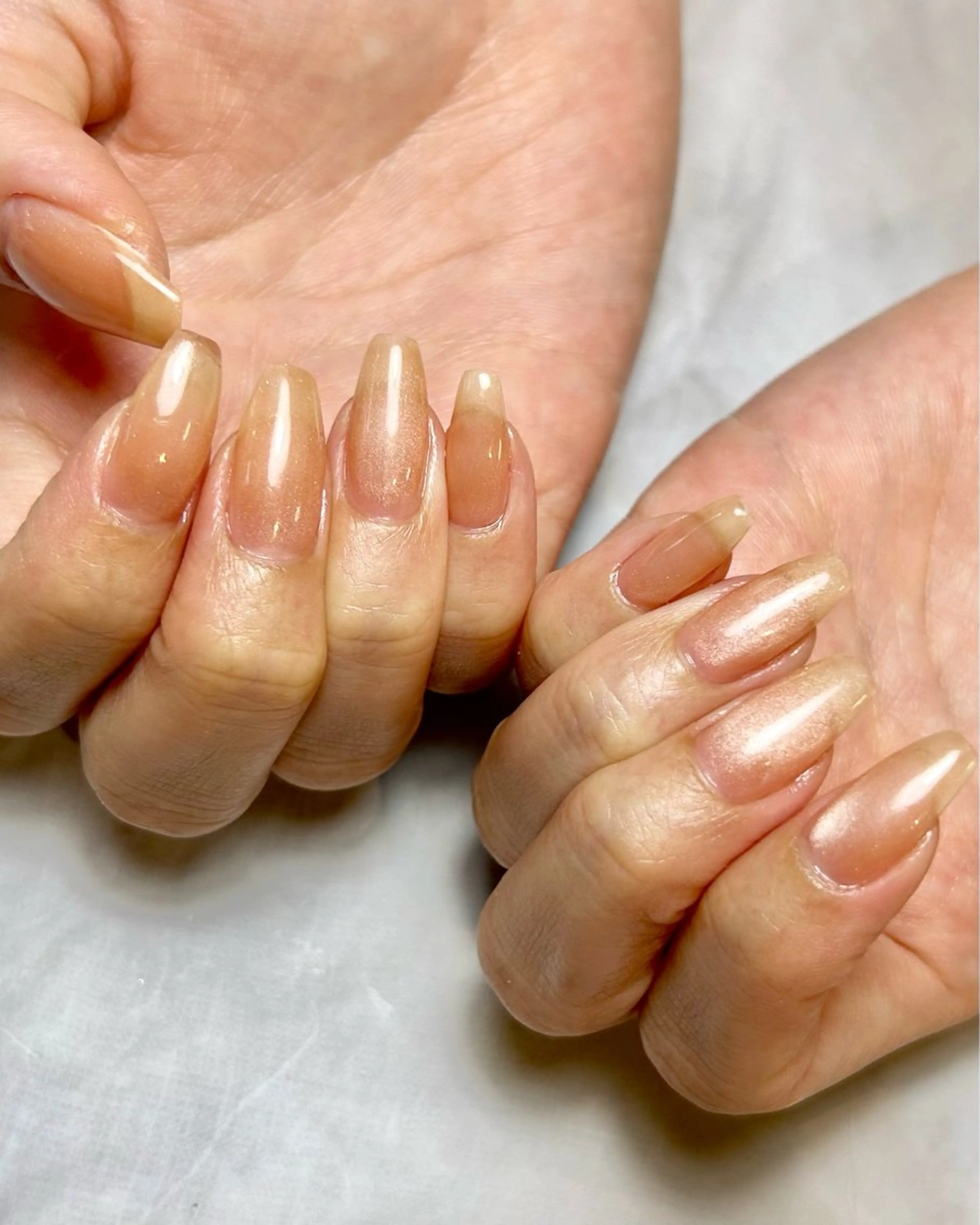 ネイル ワンカラーネイル ハンドネイル Reflection marikoのネイルデザイン