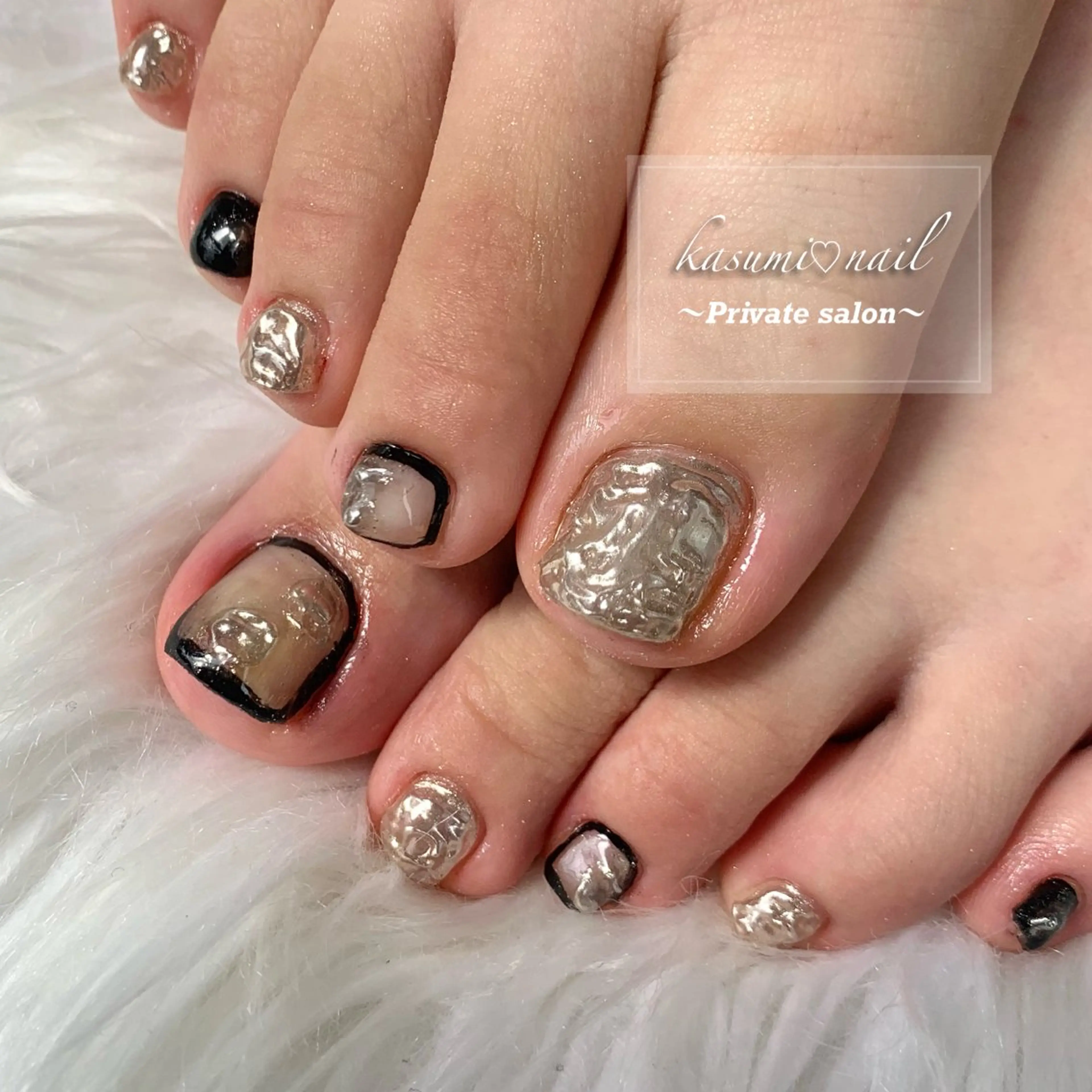 ネイル 大理石ネイル(マーブル) ニュアンスネイル KASUMI♡ Nailのネイルデザイン