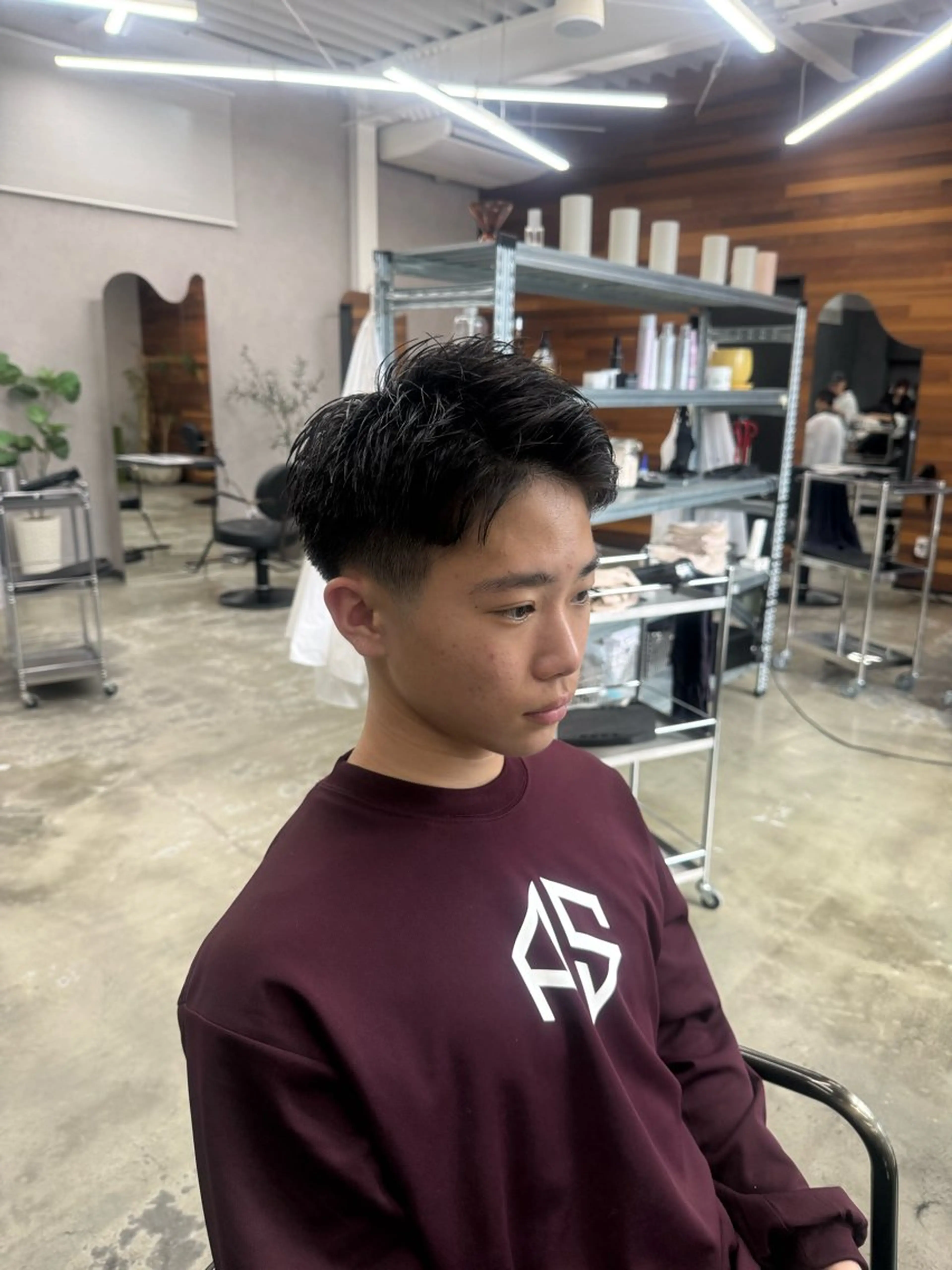 ショート 学生 ショートヘア 野上 晃生のヘアスタイル