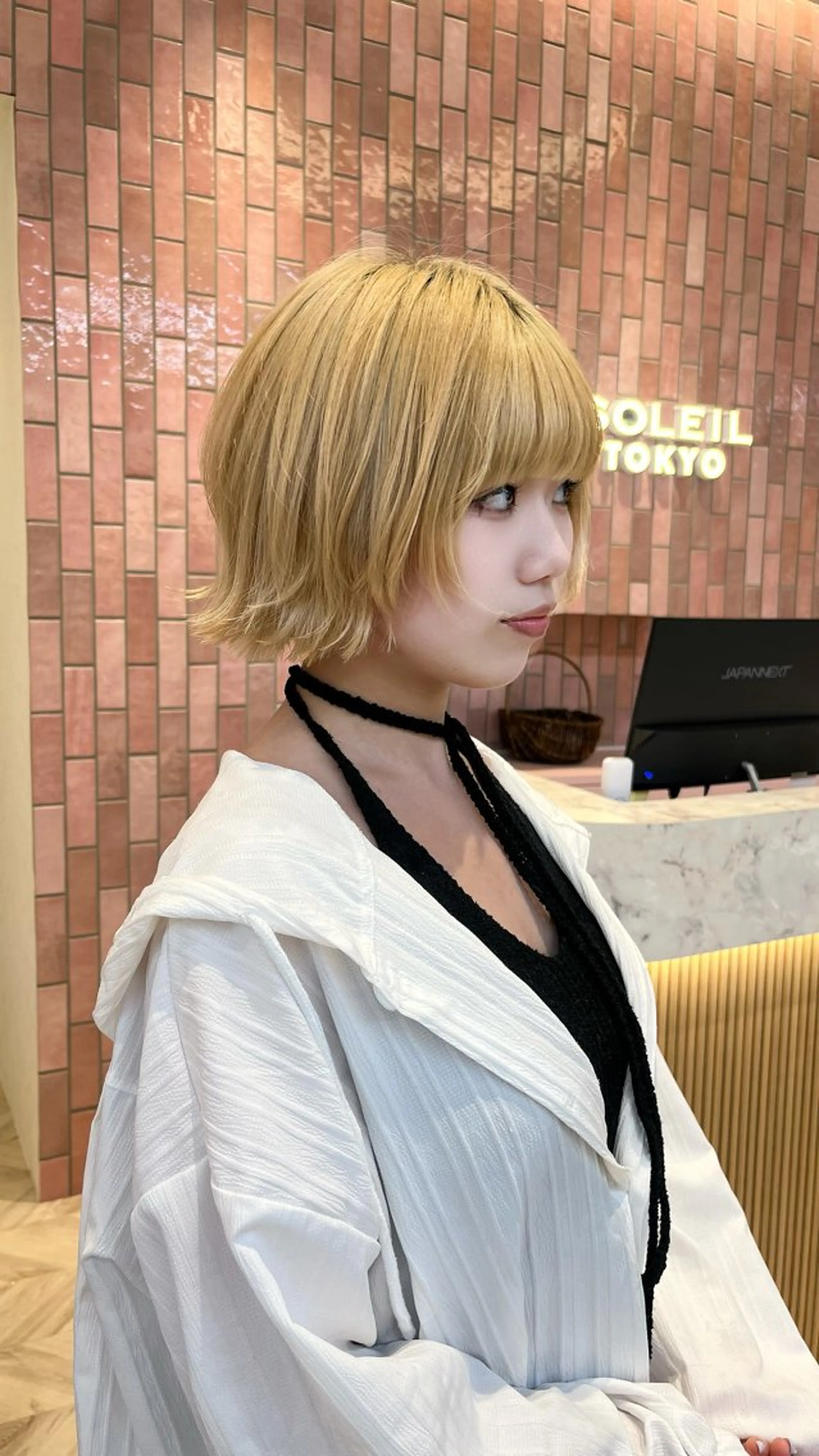 ショート カラー 柔らかい艶暖色 レイヤー🫧姫汝のヘアスタイル