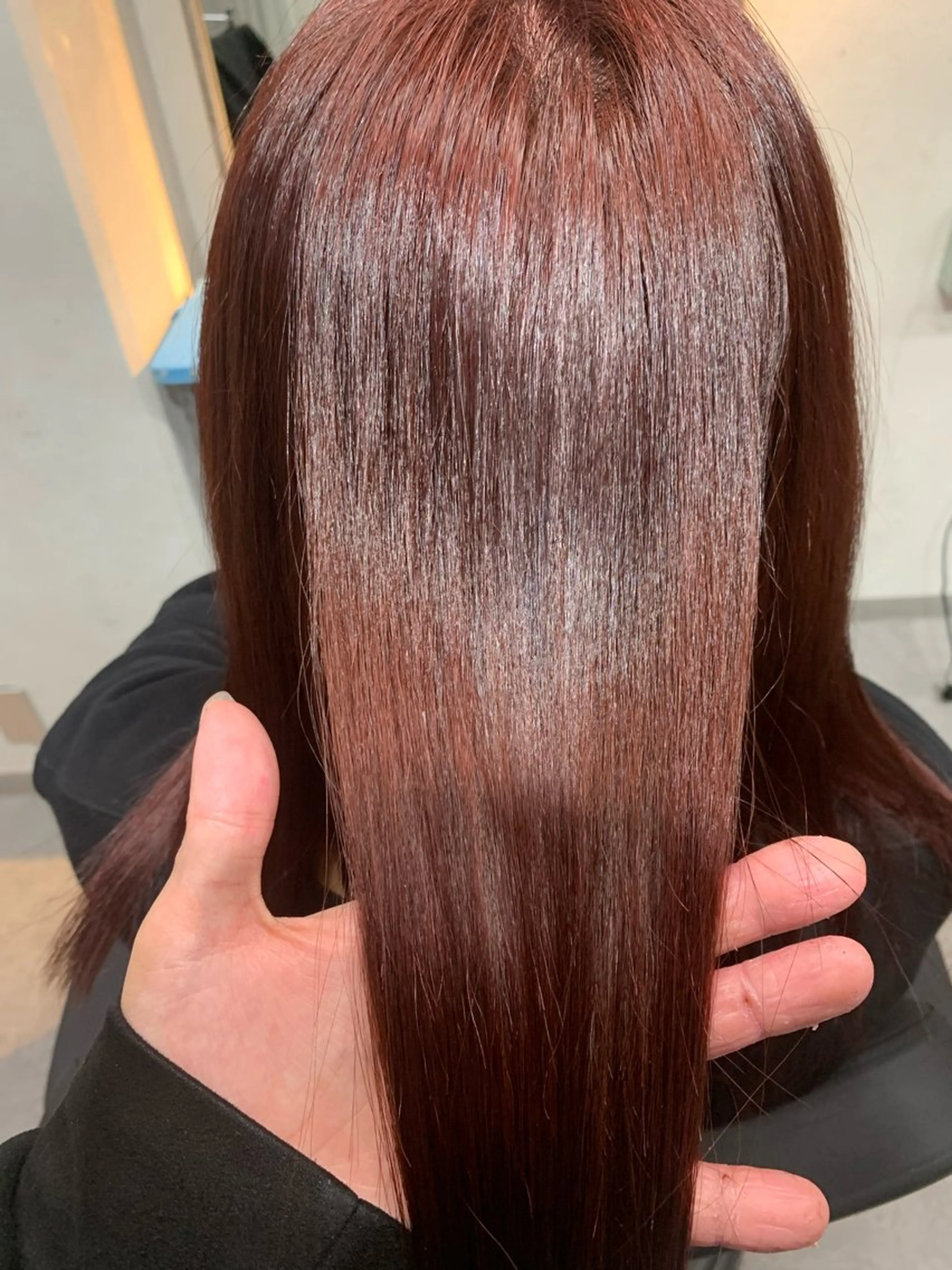 ミディアム カット ヘアカラー トリートメント 1日1名様限定価格 /髪質改善中山のヘアスタイル