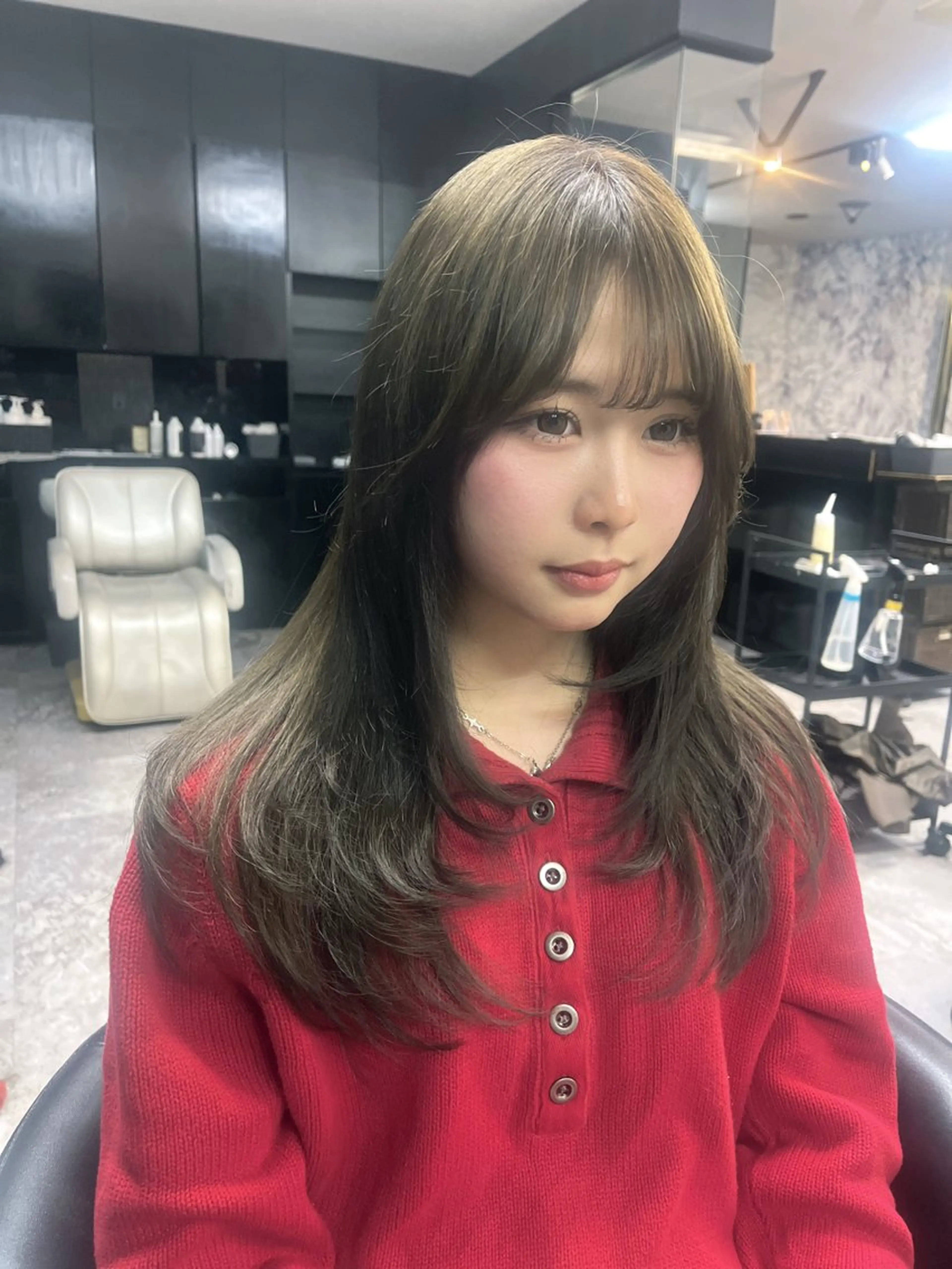 セミロング 飯富 信二のヘアスタイル