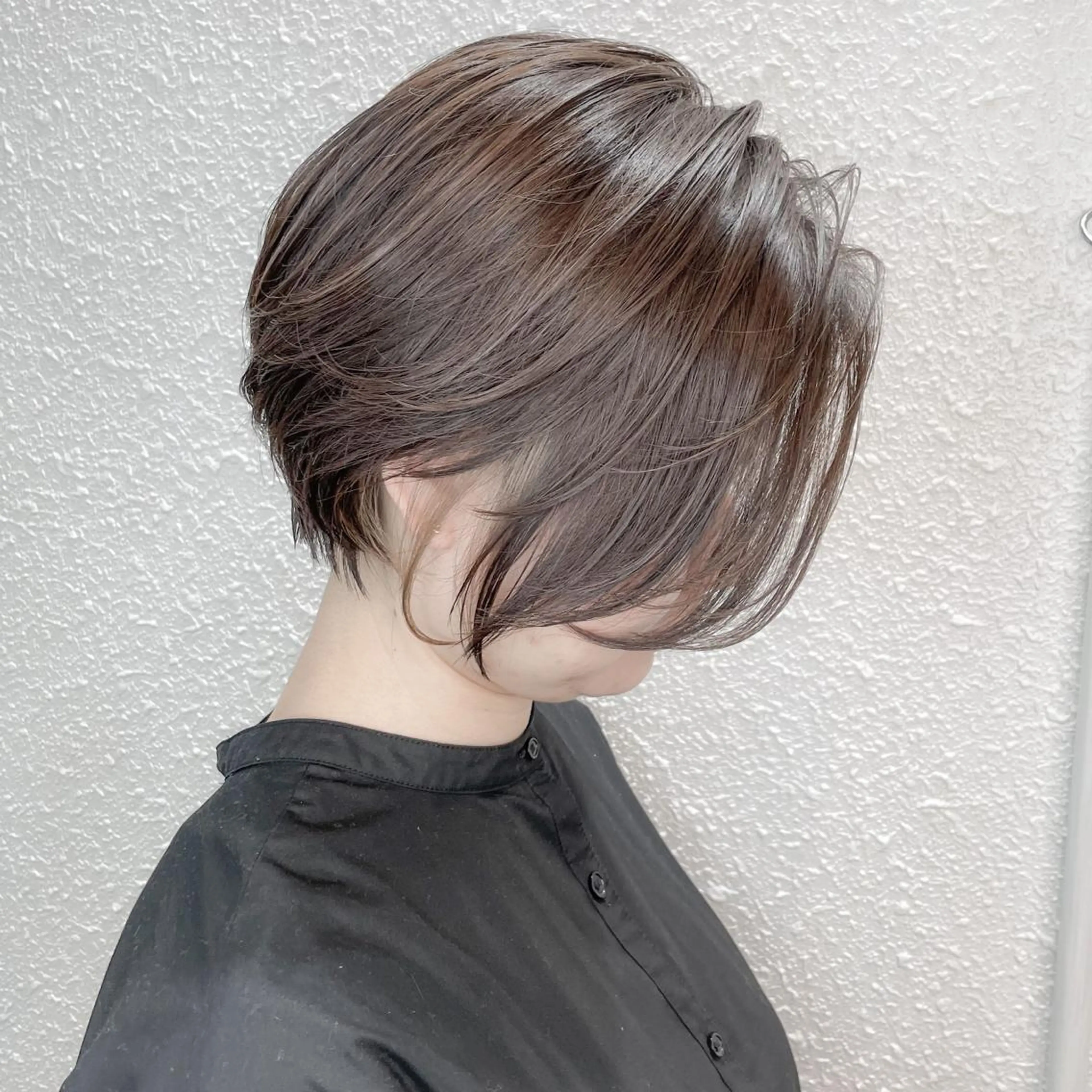 ショート ボブ 顔周りカット 小顔カット ボブ専門店 中島規寿のヘアスタイル