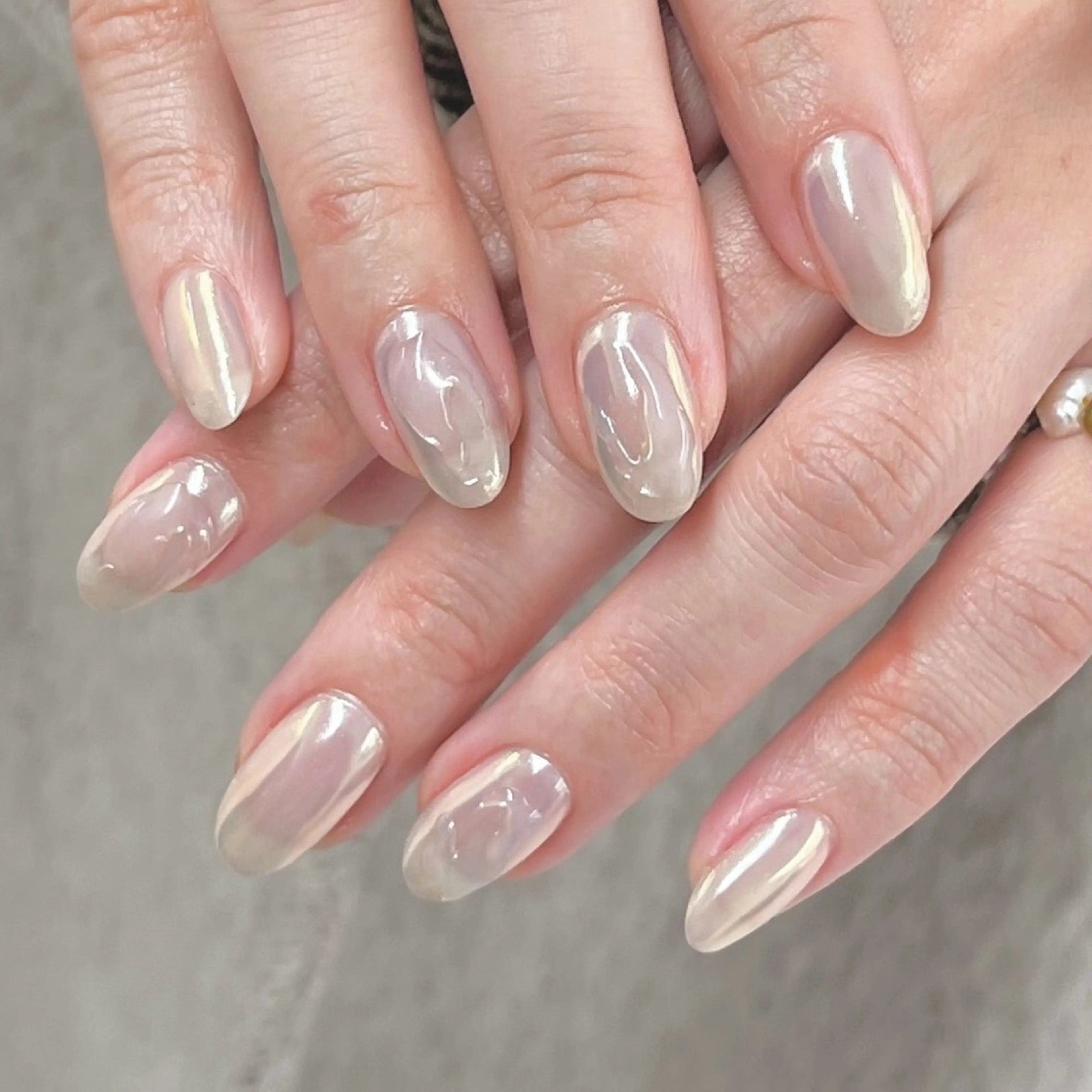 【hand✖️🪞ミラーネイル 10本✖️全20色】  オフ有り¥3900の写真