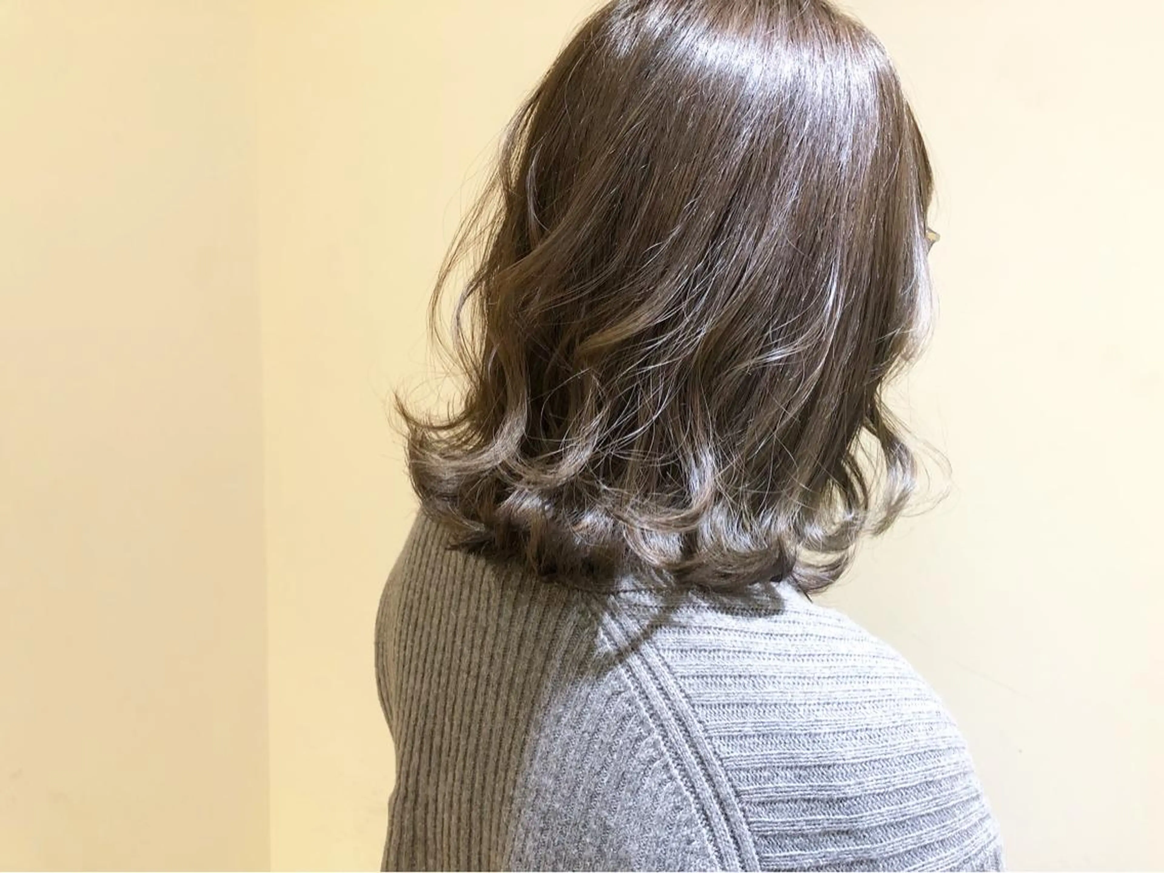 ミディアム カラー ヘアアレンジ 店長/ 加藤 流菜のヘアスタイル