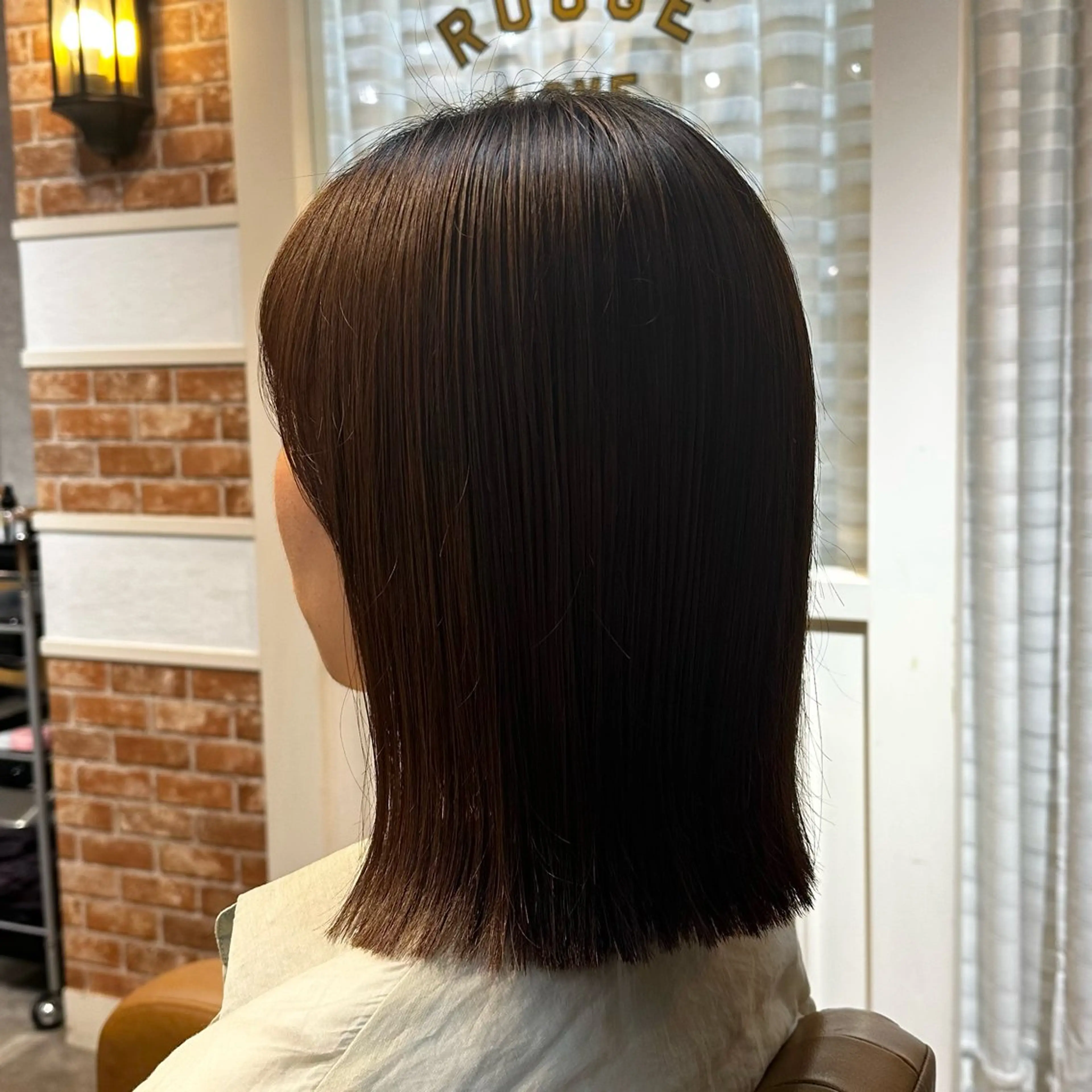 ミディアム レイヤー/艶カラー /パーマ💚千琴のヘアスタイル