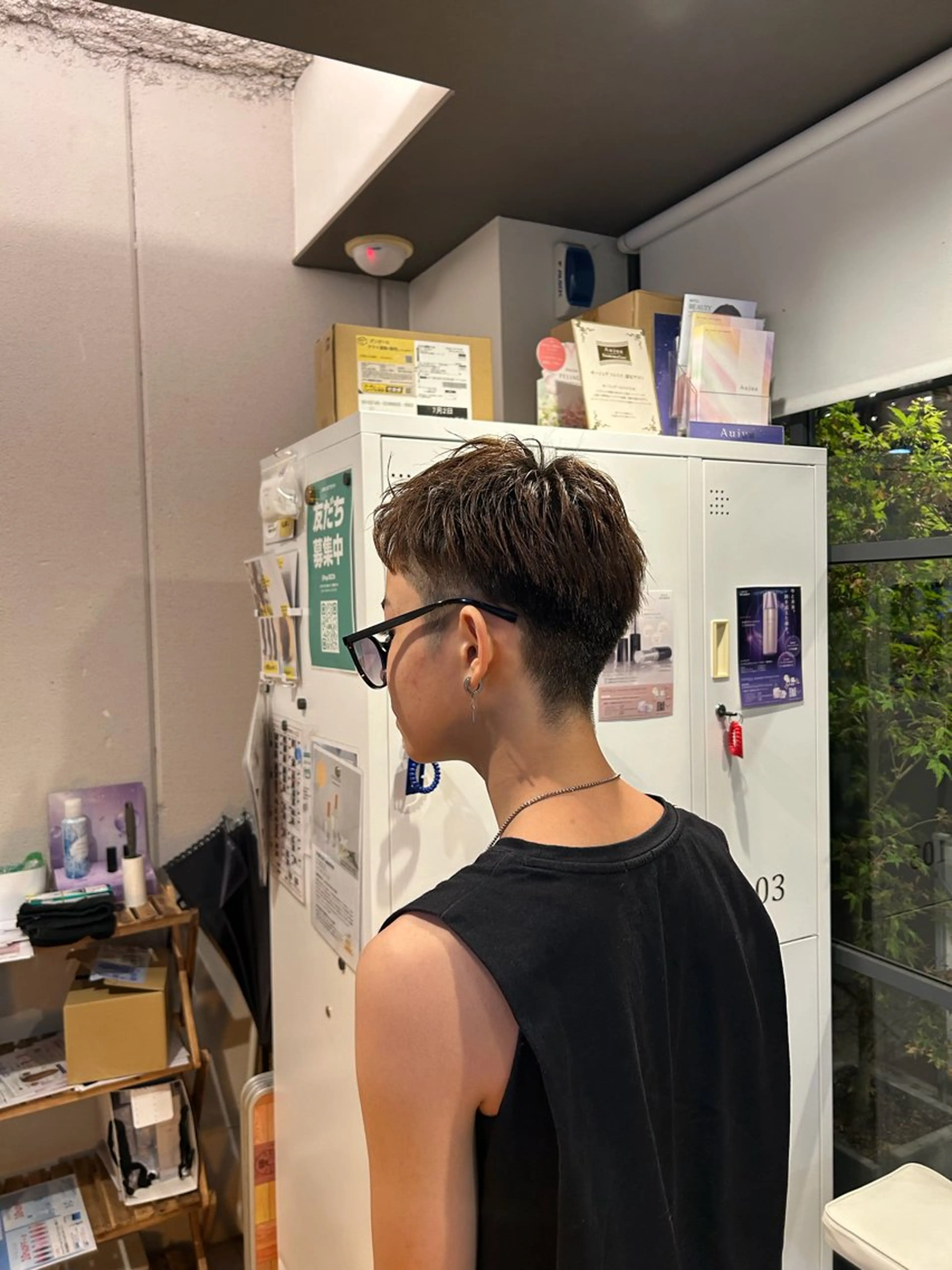 メンズカットモデルの写真