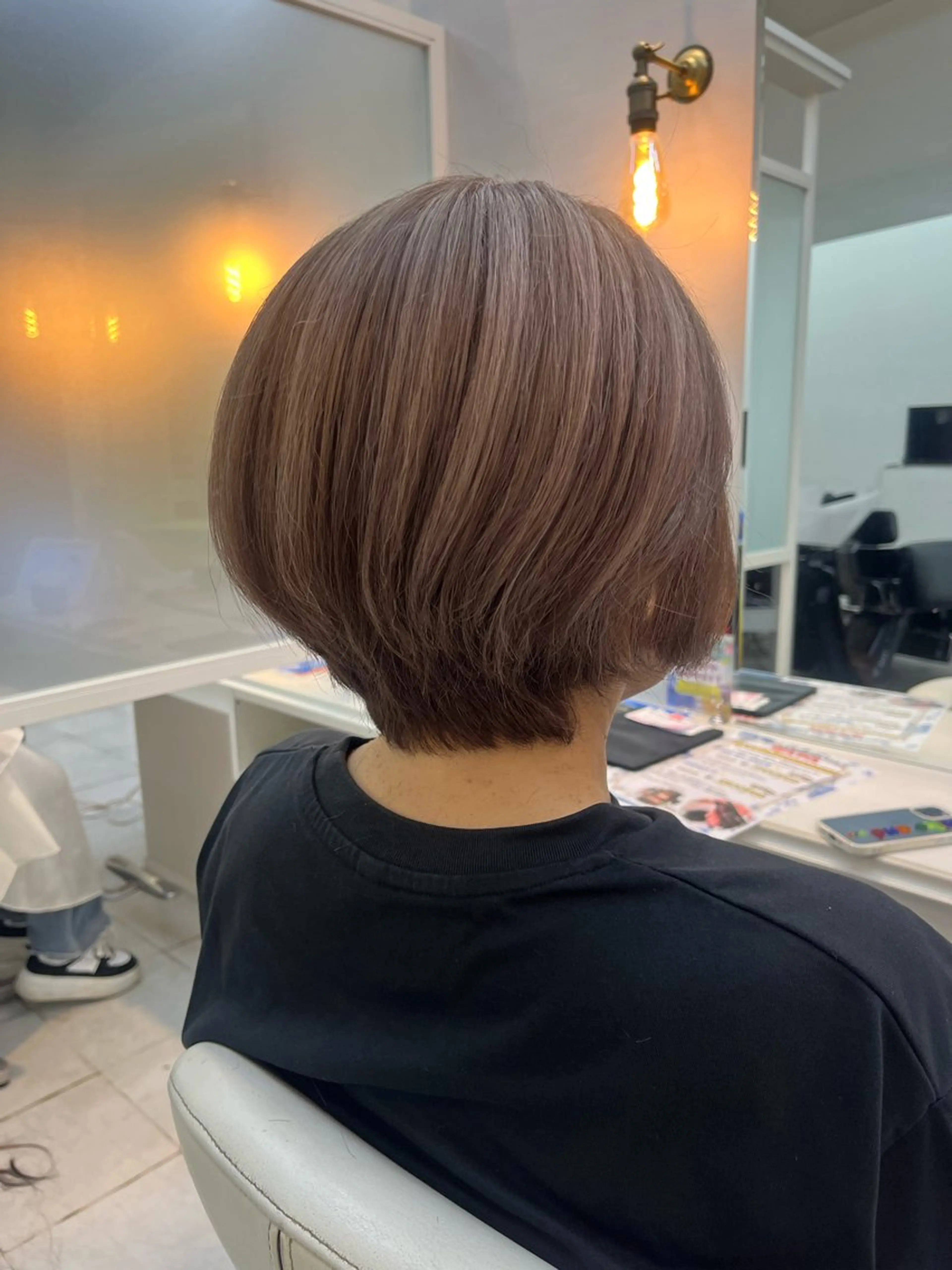 ショート ベージュカラー/ いぢちるみのヘアスタイル