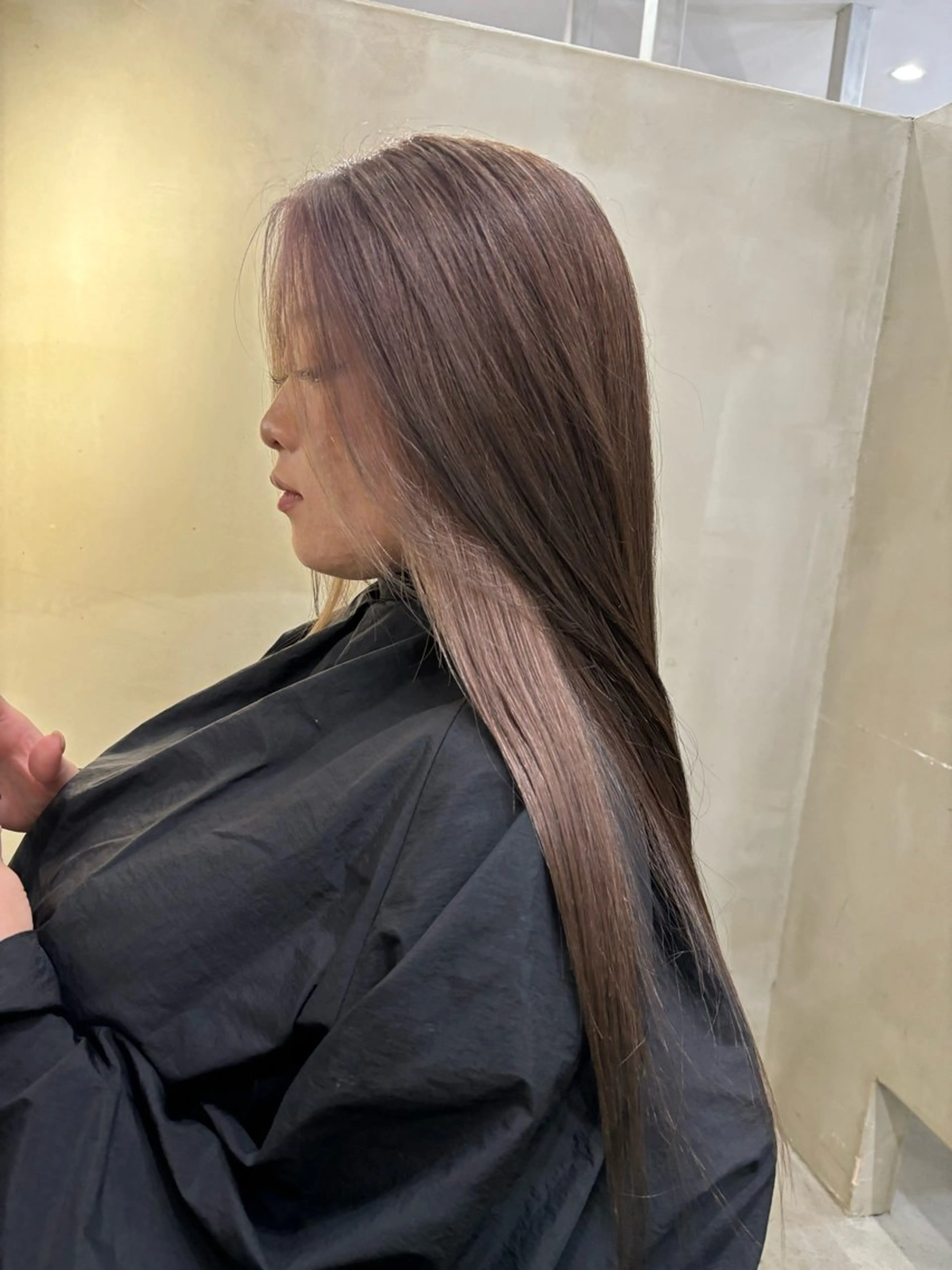 ロング カラー ベージュカラー インナーカラー ヘアカラー 中園康 /カラー/ブリーチのヘアスタイル