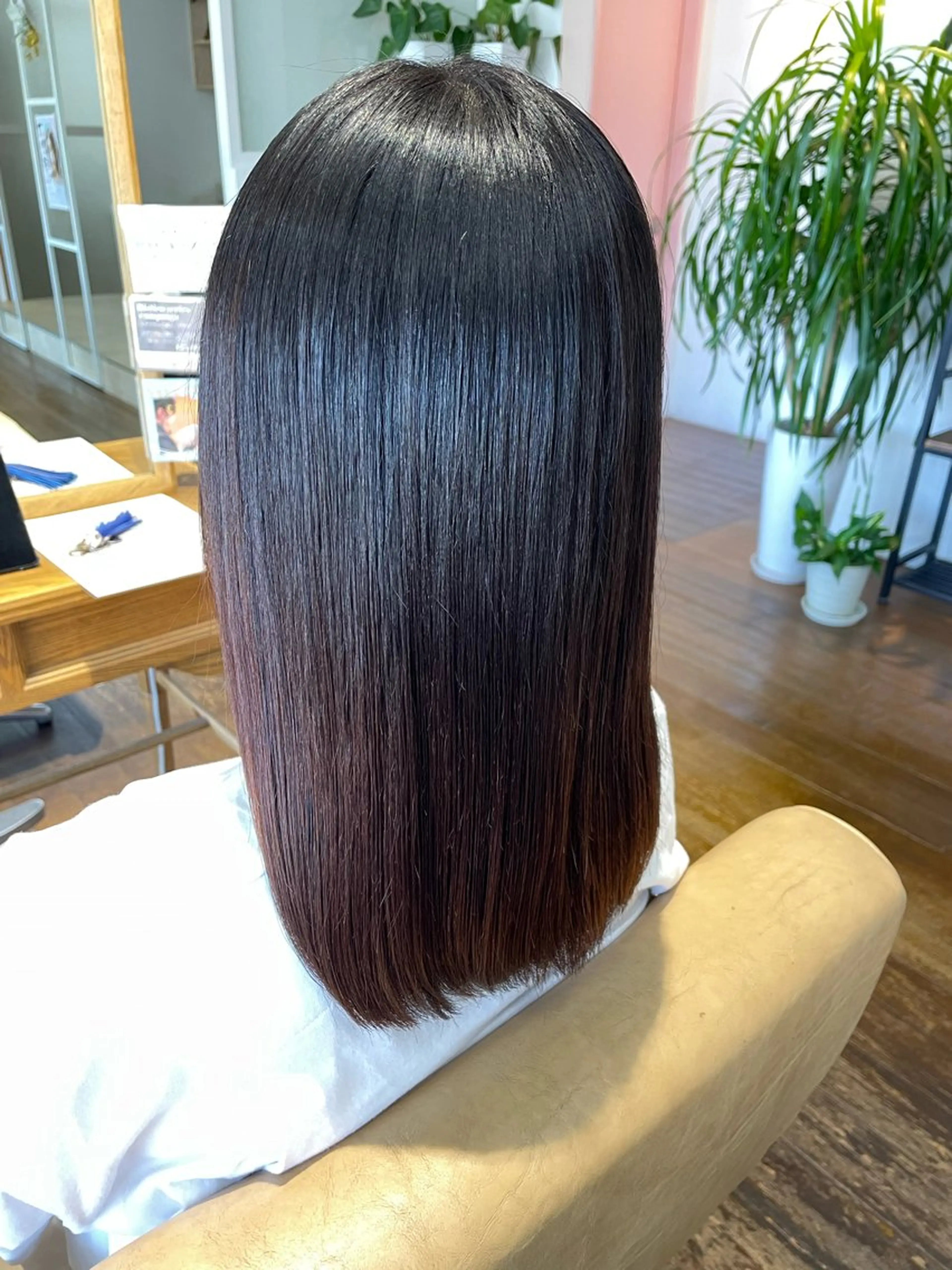 ミディアム カット 縮毛矯正 KAZUKI/ 髪質改善のヘアスタイル