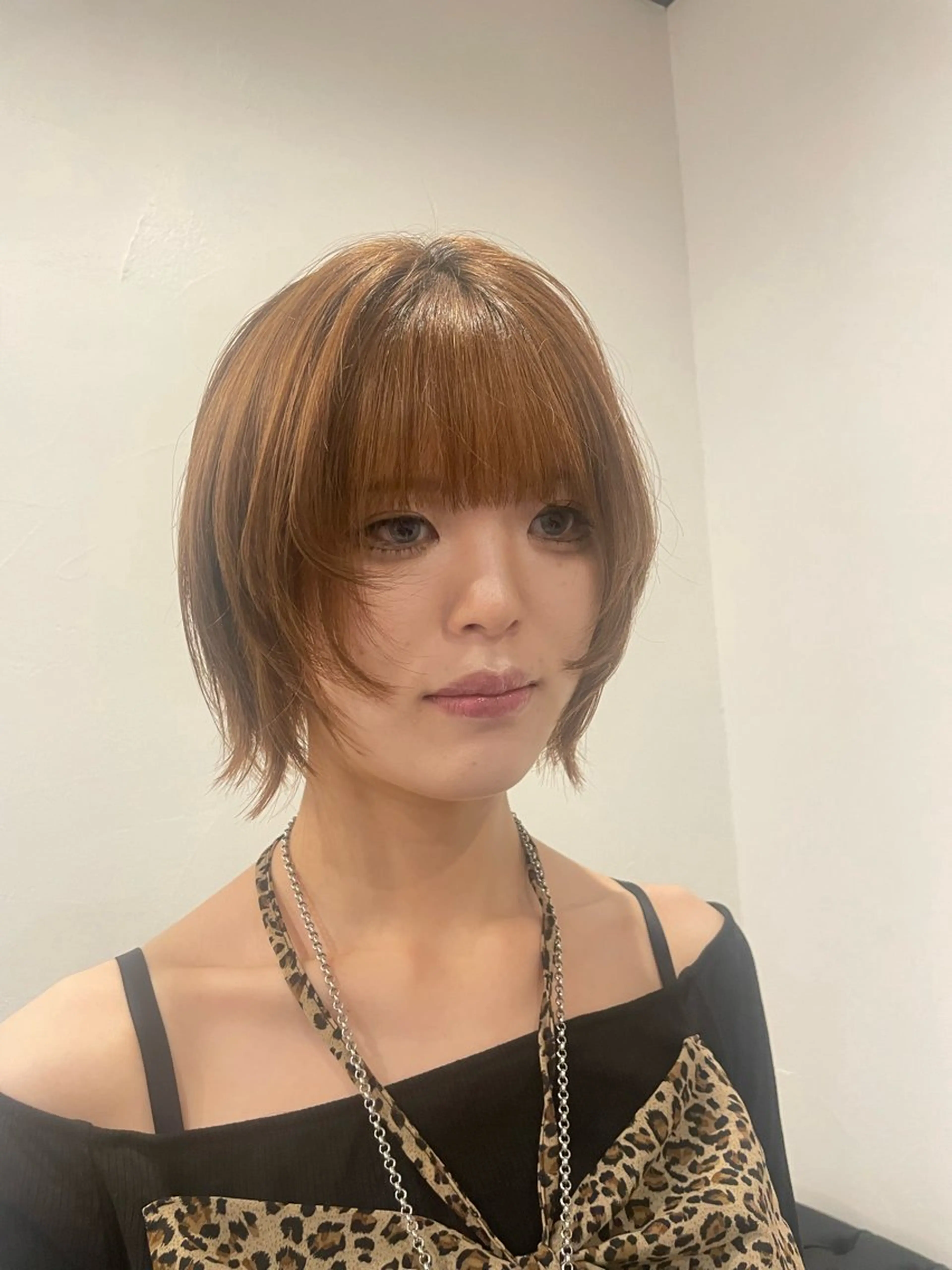 ショート カラー 梨子🐣艶カラー🌈 ダメージレス💖のヘアスタイル