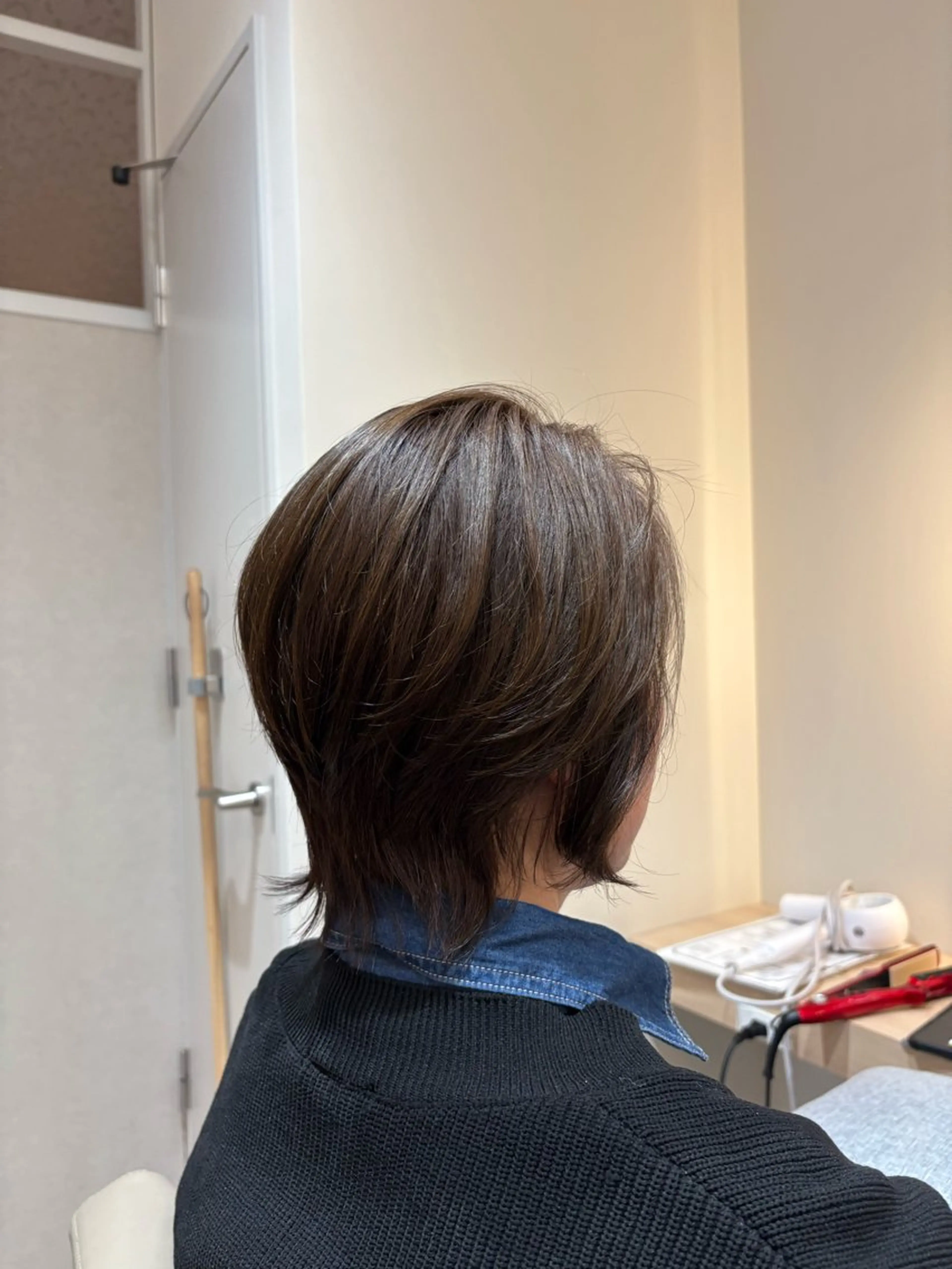ショート カラー ショートレイヤー レイヤーカット ショートヘア カット ヘアカラー レイヤー/透明感/髪 質改善/メンズ/佐藤のヘアスタイル