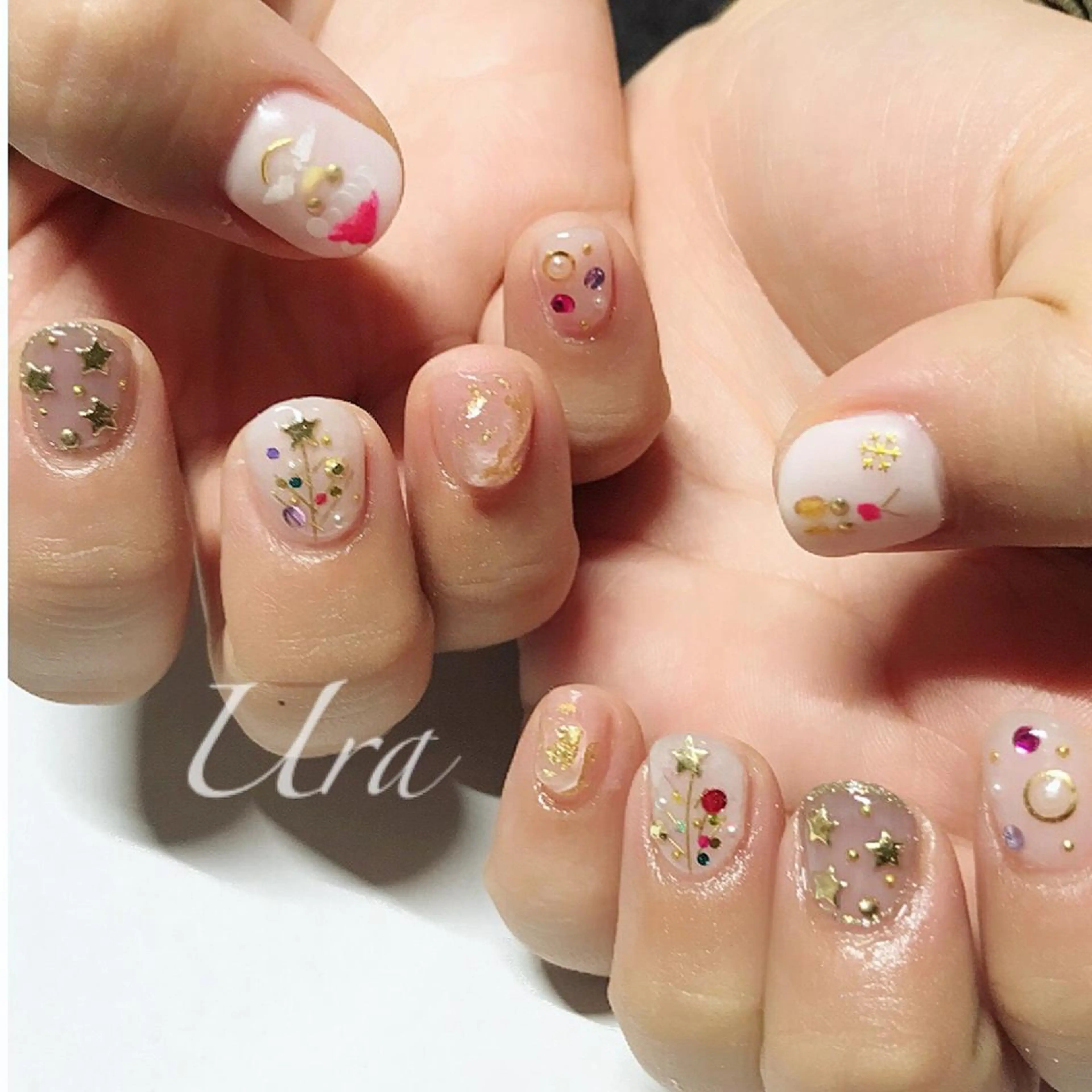 ネイル 冬ネイル クリスマス UrakoNail 《nail》のネイルデザイン