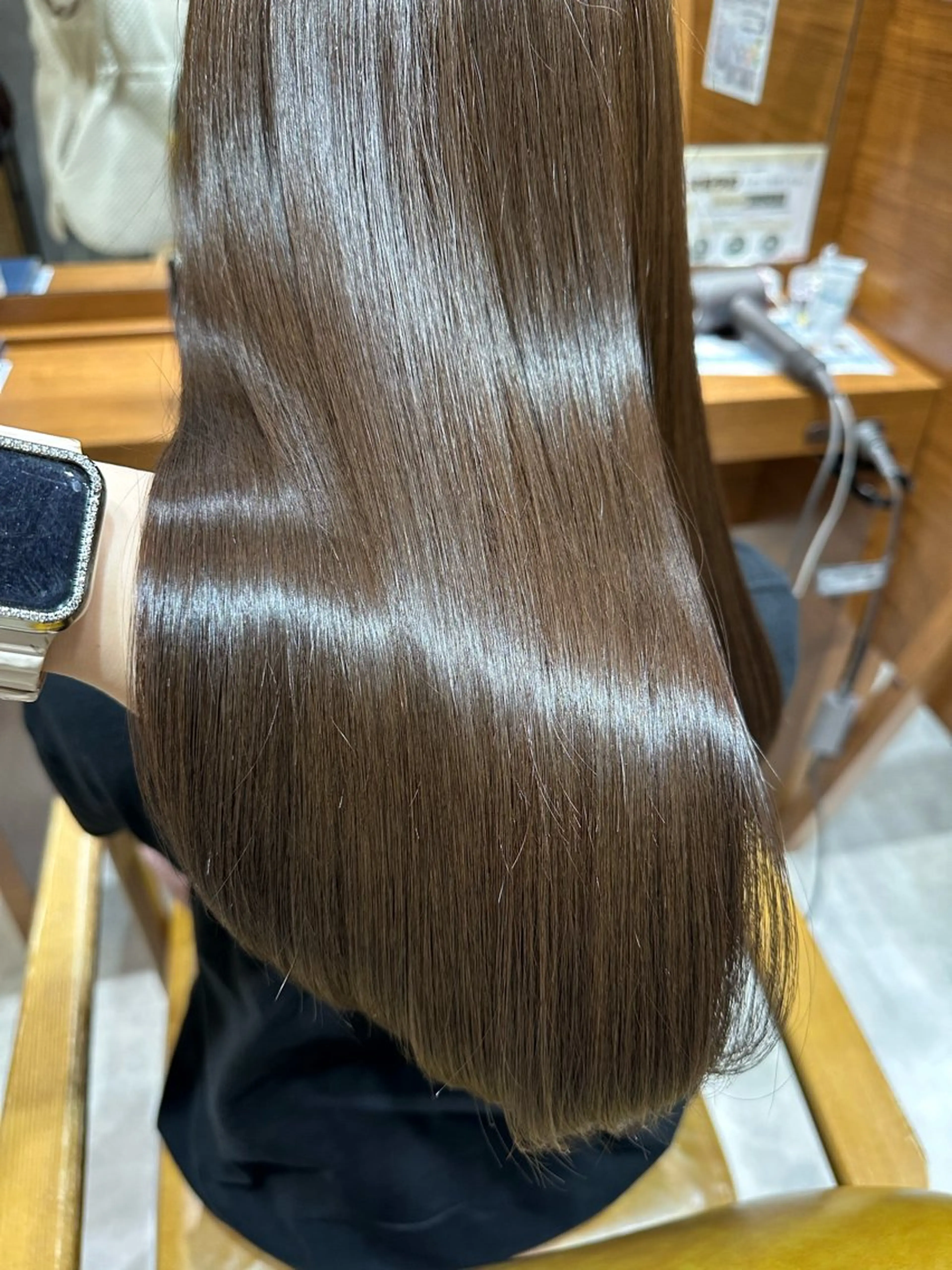 ロング パーマ ストレートパーマ カット✂︎ /ｳｻﾐのヘアスタイル