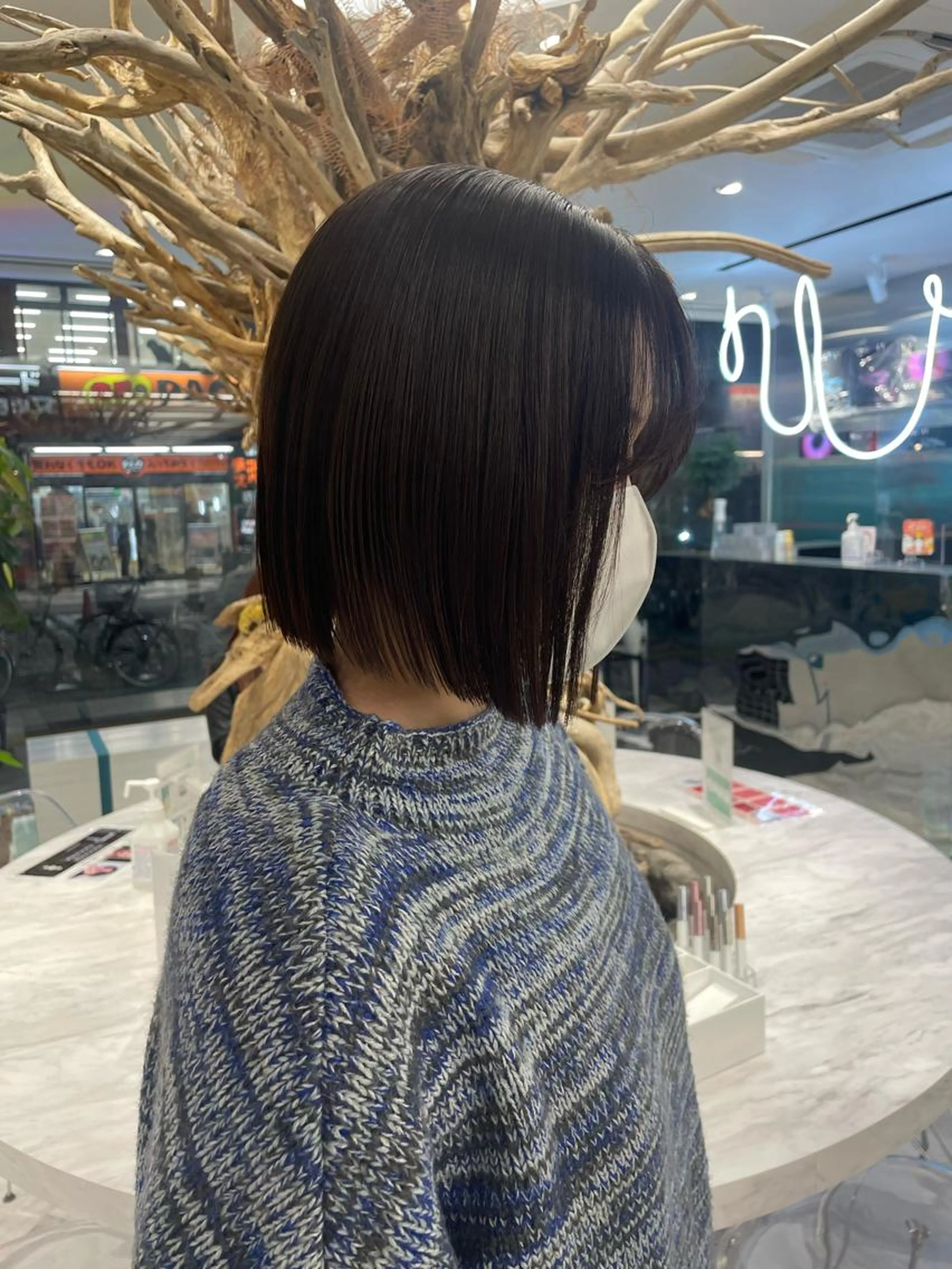 【🫧おすすめメニュー】カット+髪質改善トリートメント🌈の写真