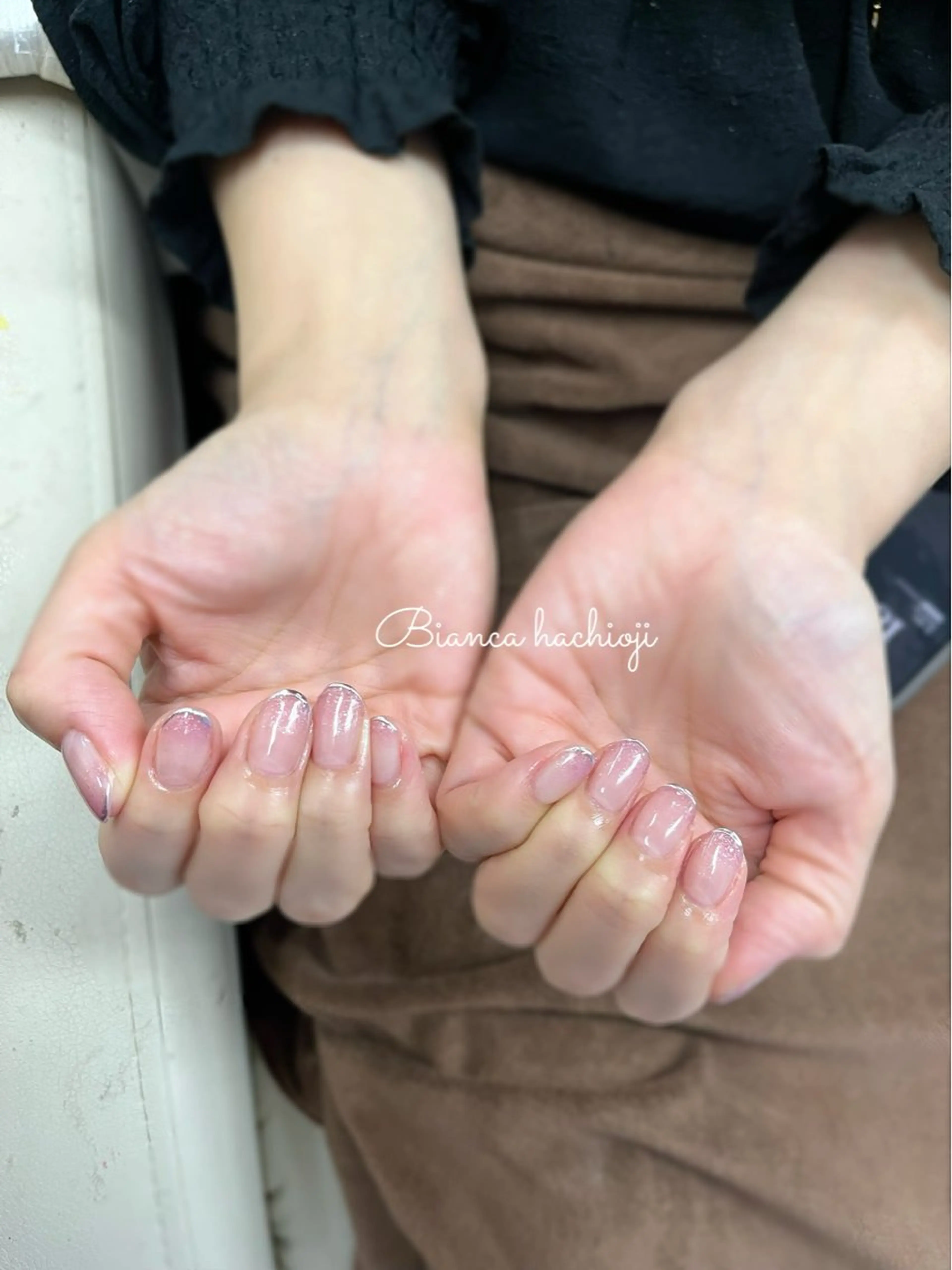 ネイル ハンドネイル Bianca🩶 SHIONOのネイルデザイン
