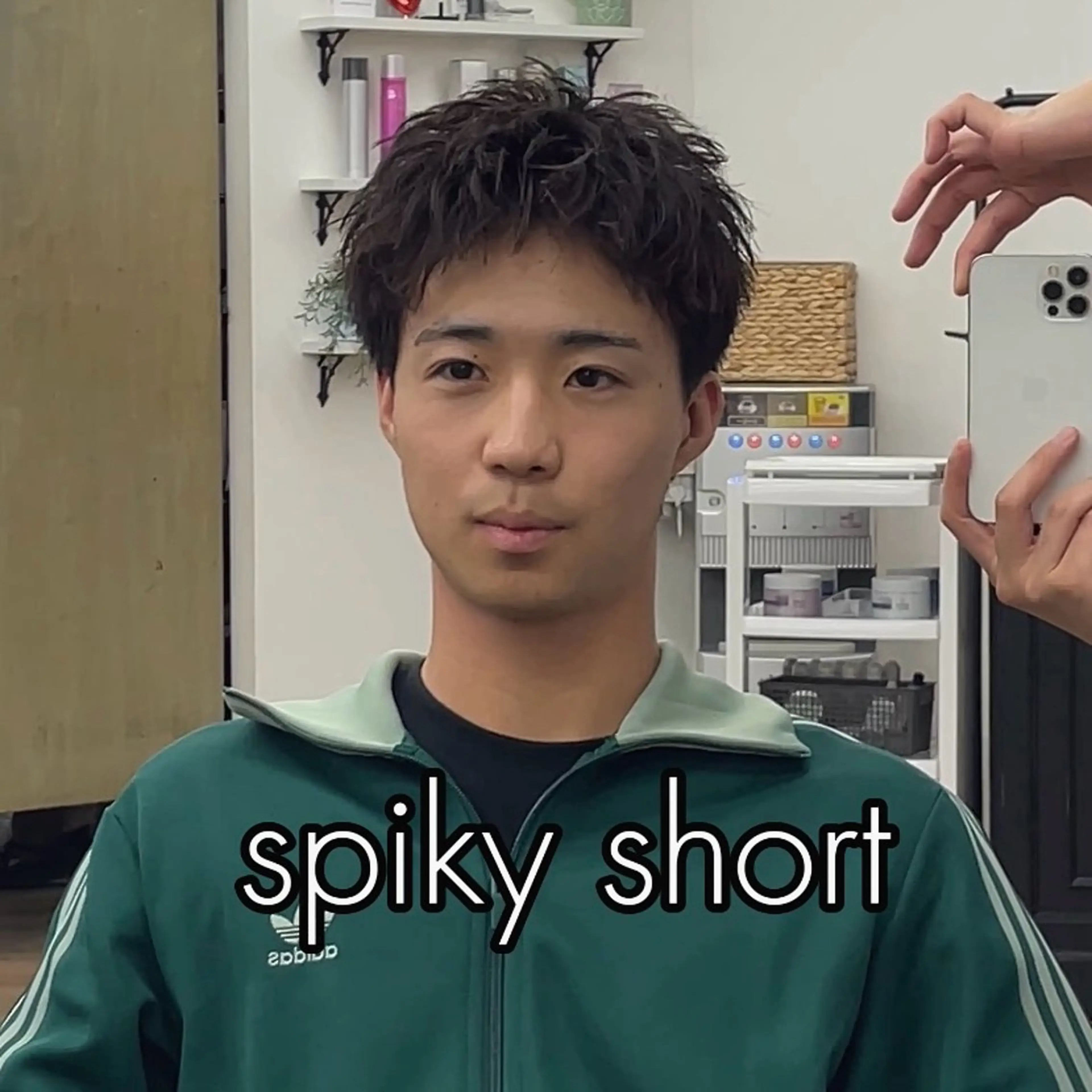 ショート ハイライト 韓国風ヘア レイヤーカット ショートヘア 縮毛矯正 カット 🫧 下島友弥 【メンズ特化美容師】のヘアスタイル