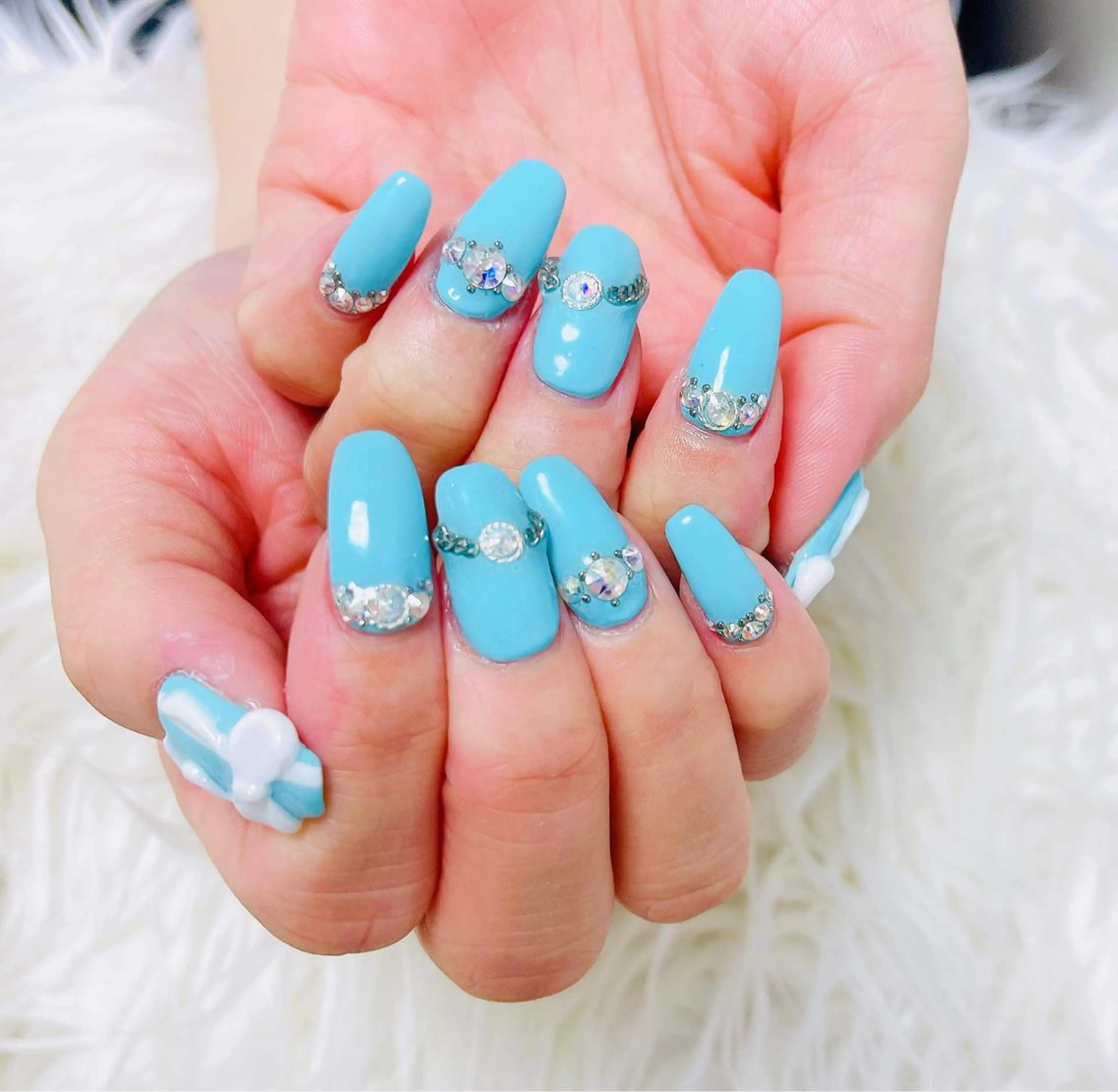 ロング ハンドネイル 松田 由真のネイルデザイン