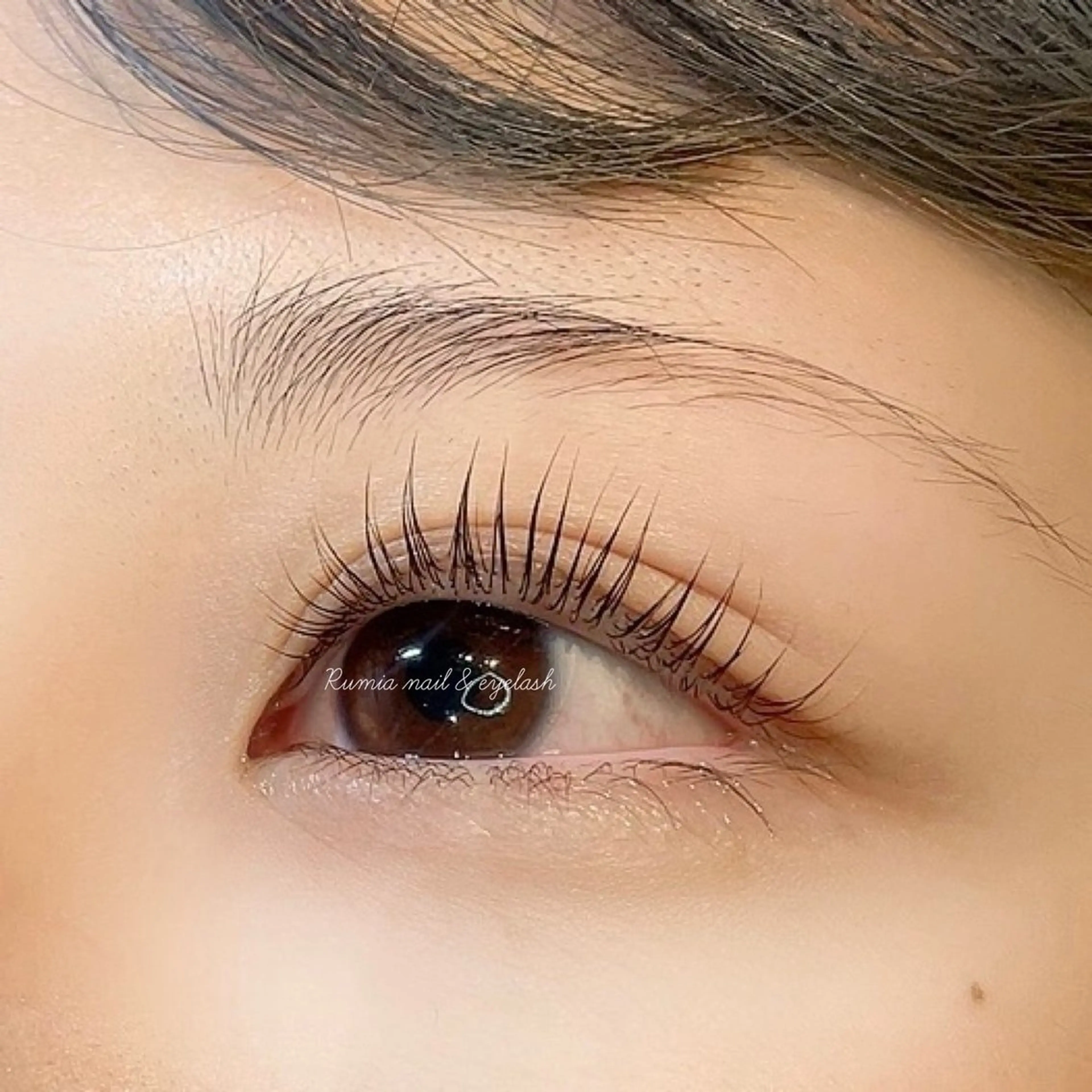 マツエク・マツパ 韓国風マツエク ナチュラル パリジェンヌラッシュリフト まつげパーマ 一重×まつ毛パーマ Rumia Salonのエステ・リラクイメージ