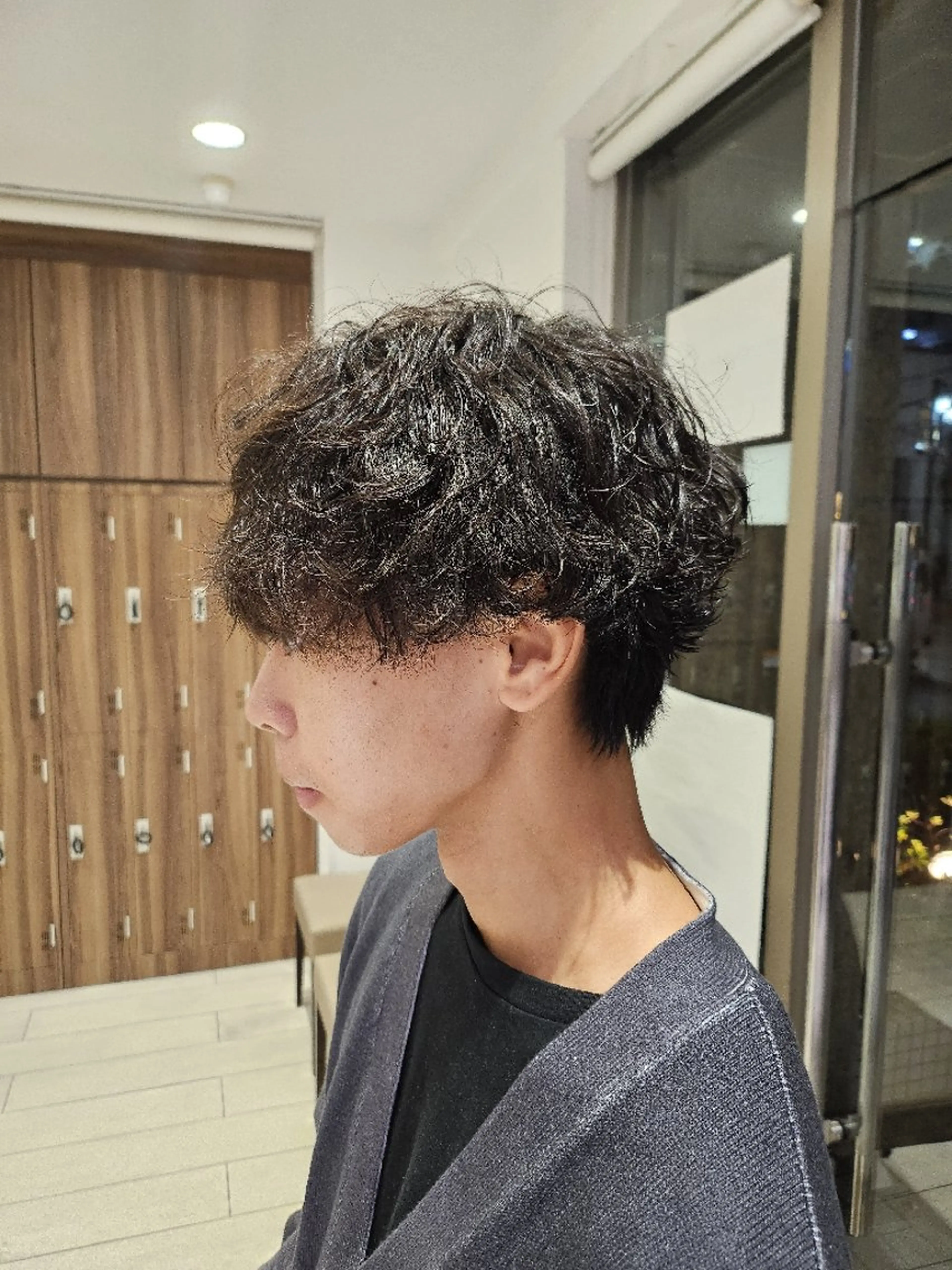 メンズ パーマ メンズパーマ カット パーマ パーマ/縮毛矯正/ 韓国ヘア/副店長和田のヘアスタイル