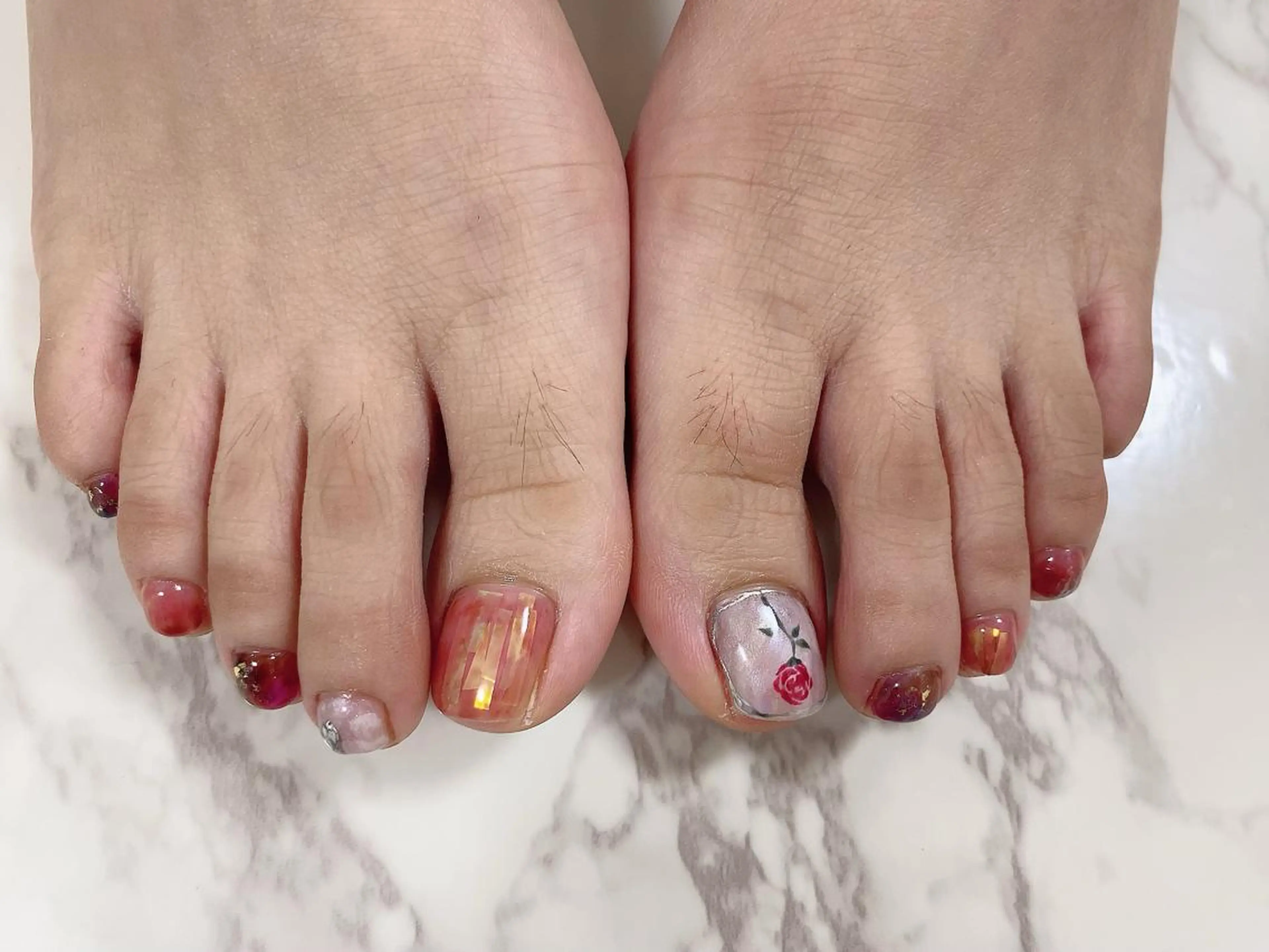 ネイル フットネイル SOL NAILのネイルデザイン