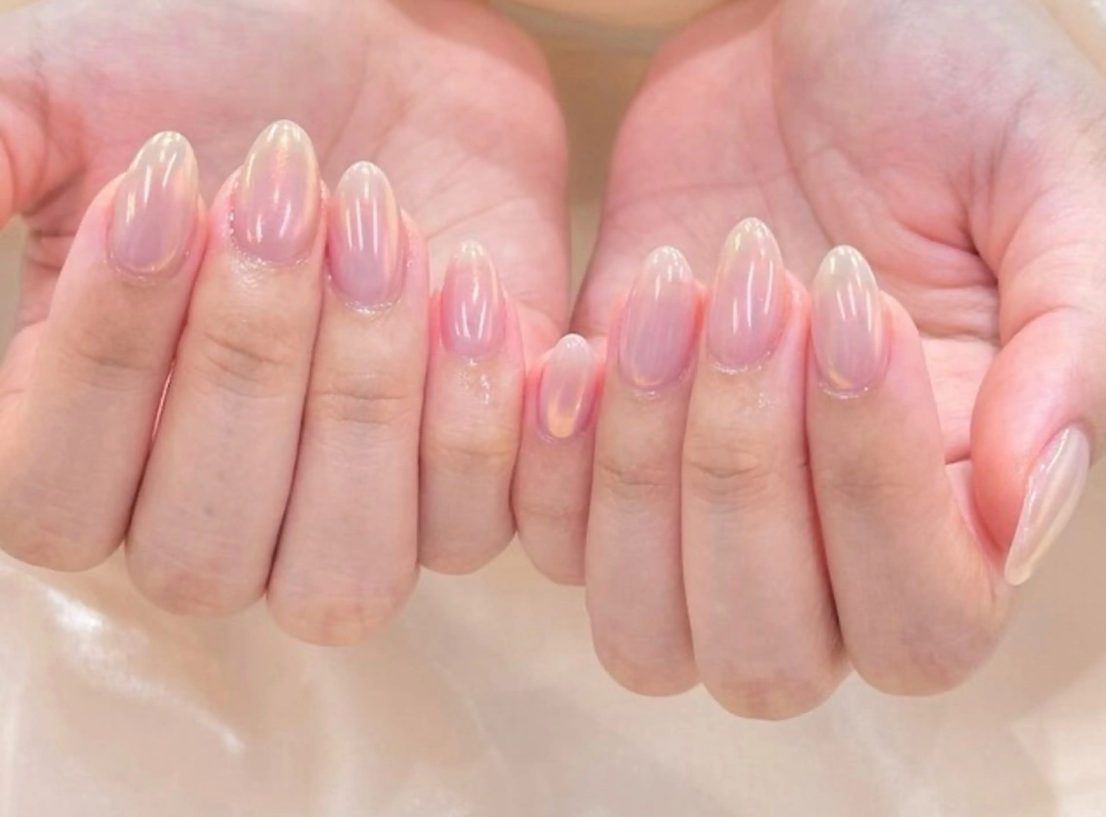 オーロラミラーネイル(オフ+1000)の写真