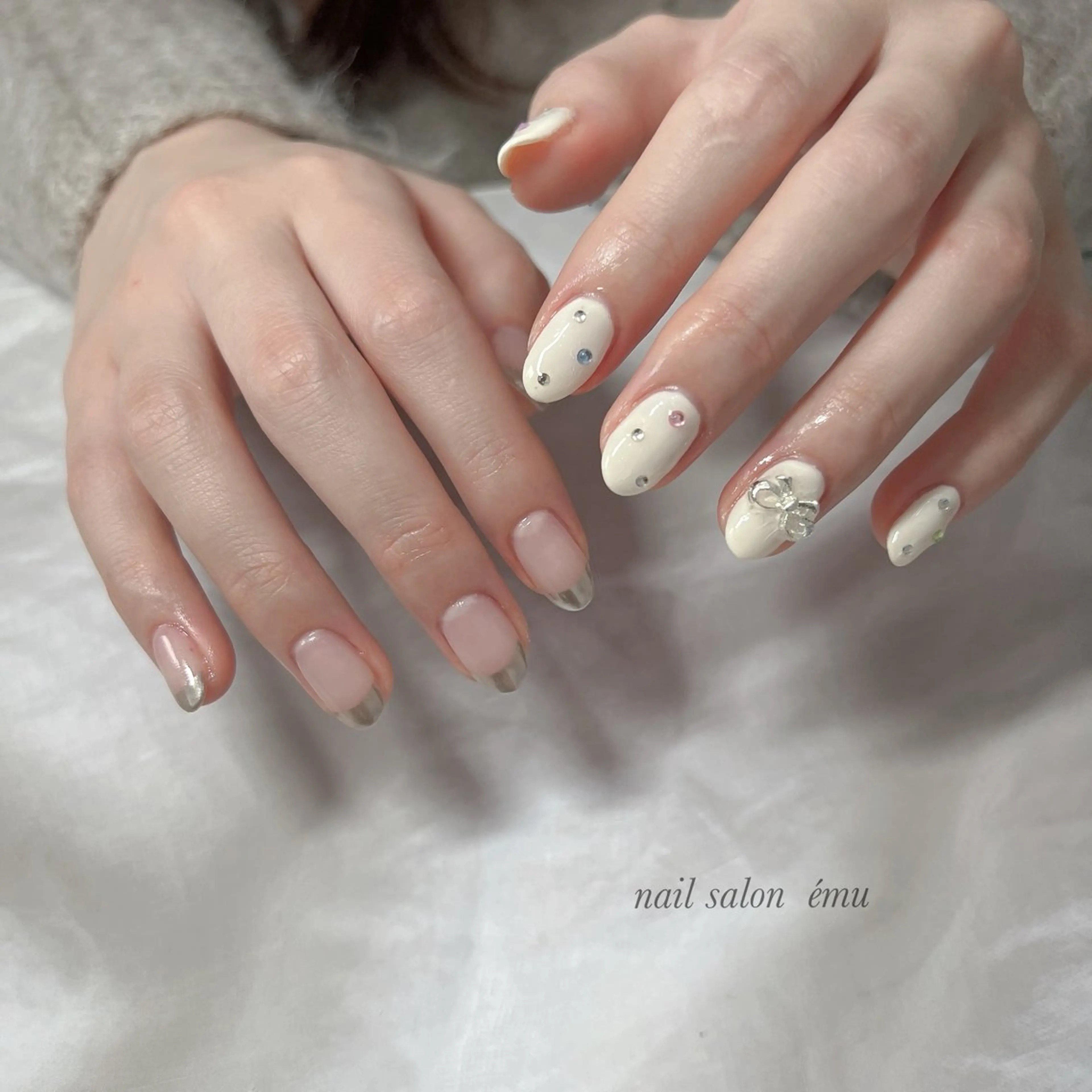 ネイル ハンドネイル nail salon émuのネイルデザイン