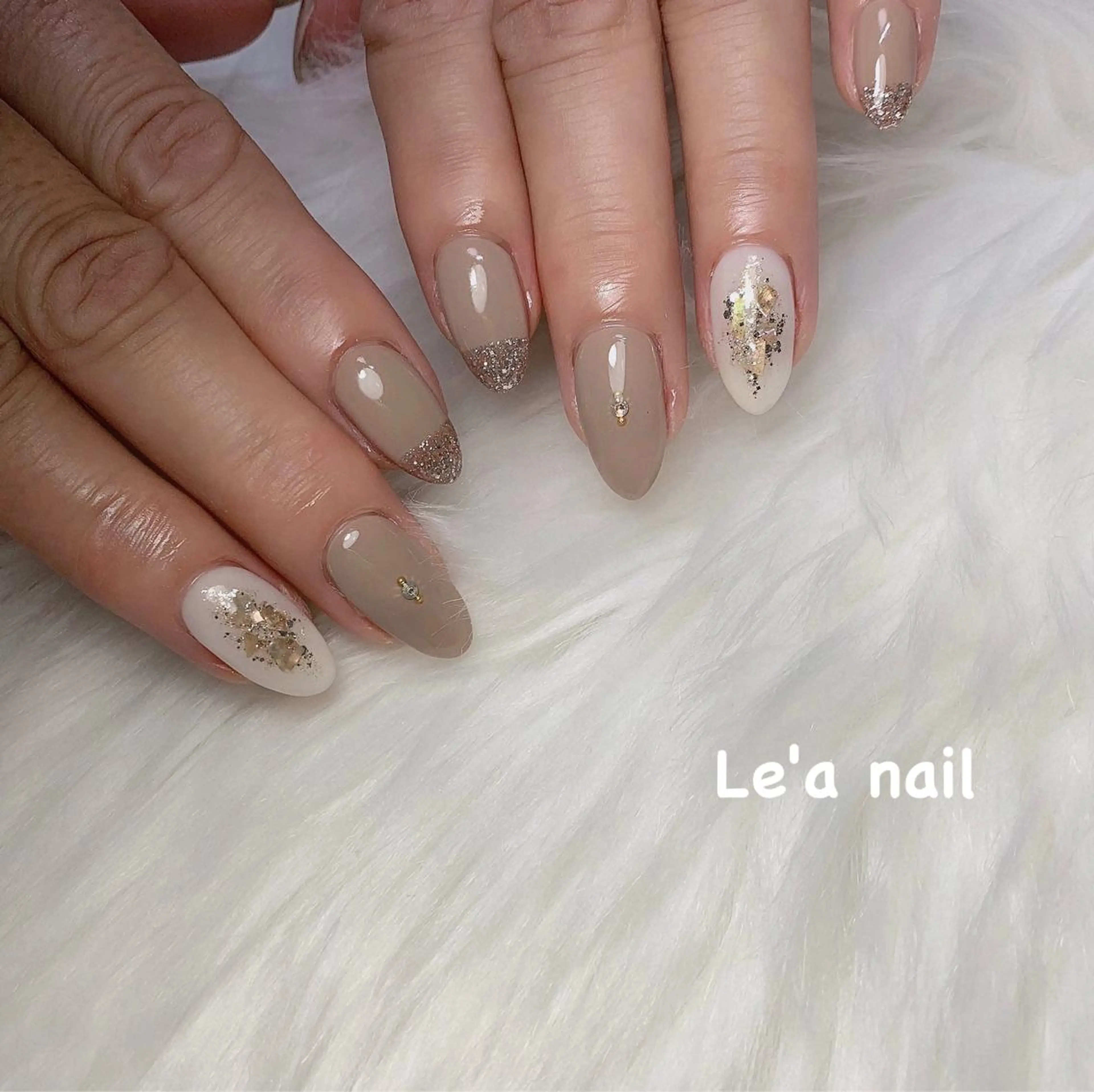 ネイル ハンドネイル 'mm  (ミリ) ＭＡＮＡＭＩのネイルデザイン