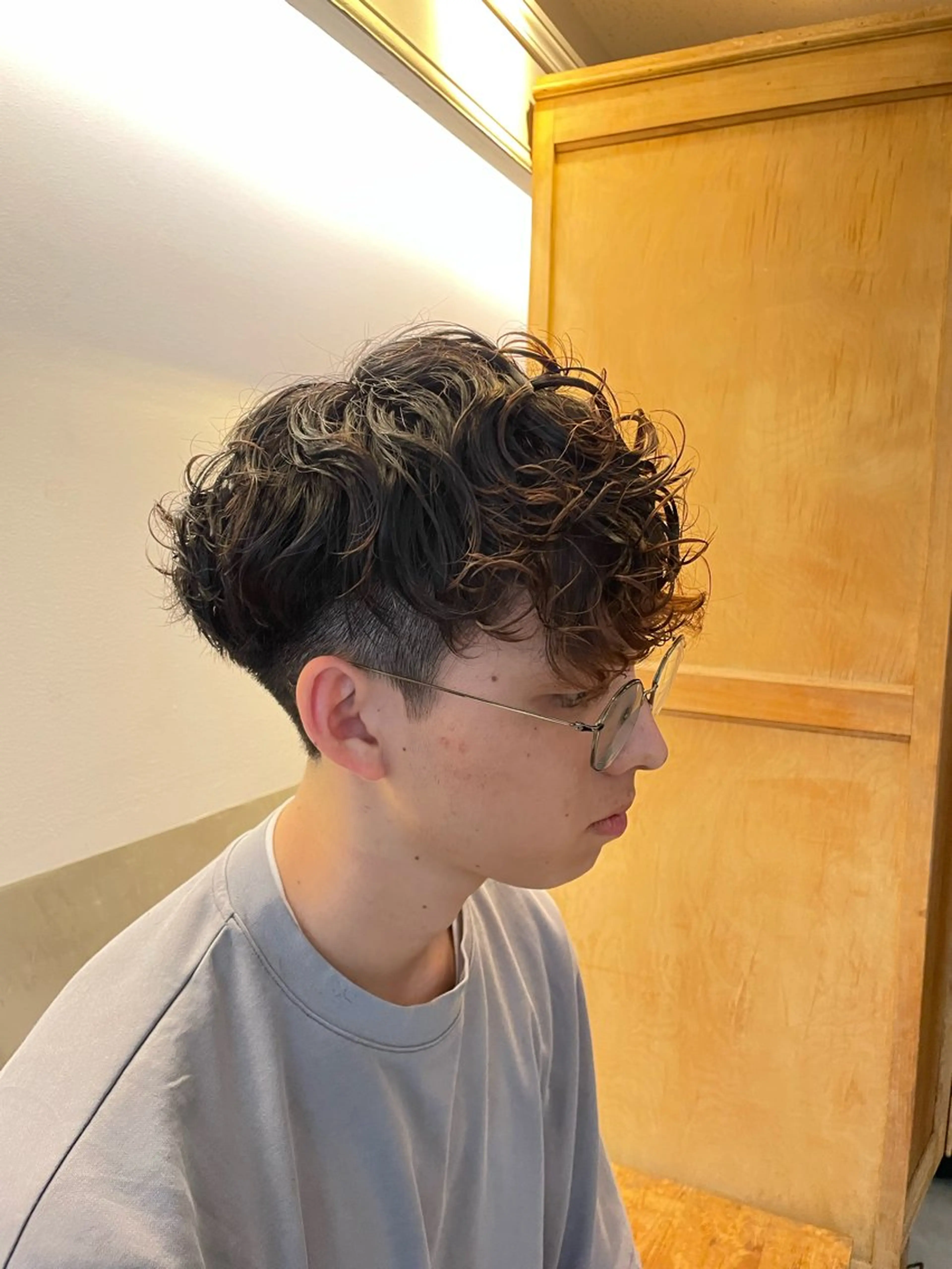 パーマ メンズ 福岡美容室【pia】 タイヘイのヘアスタイル