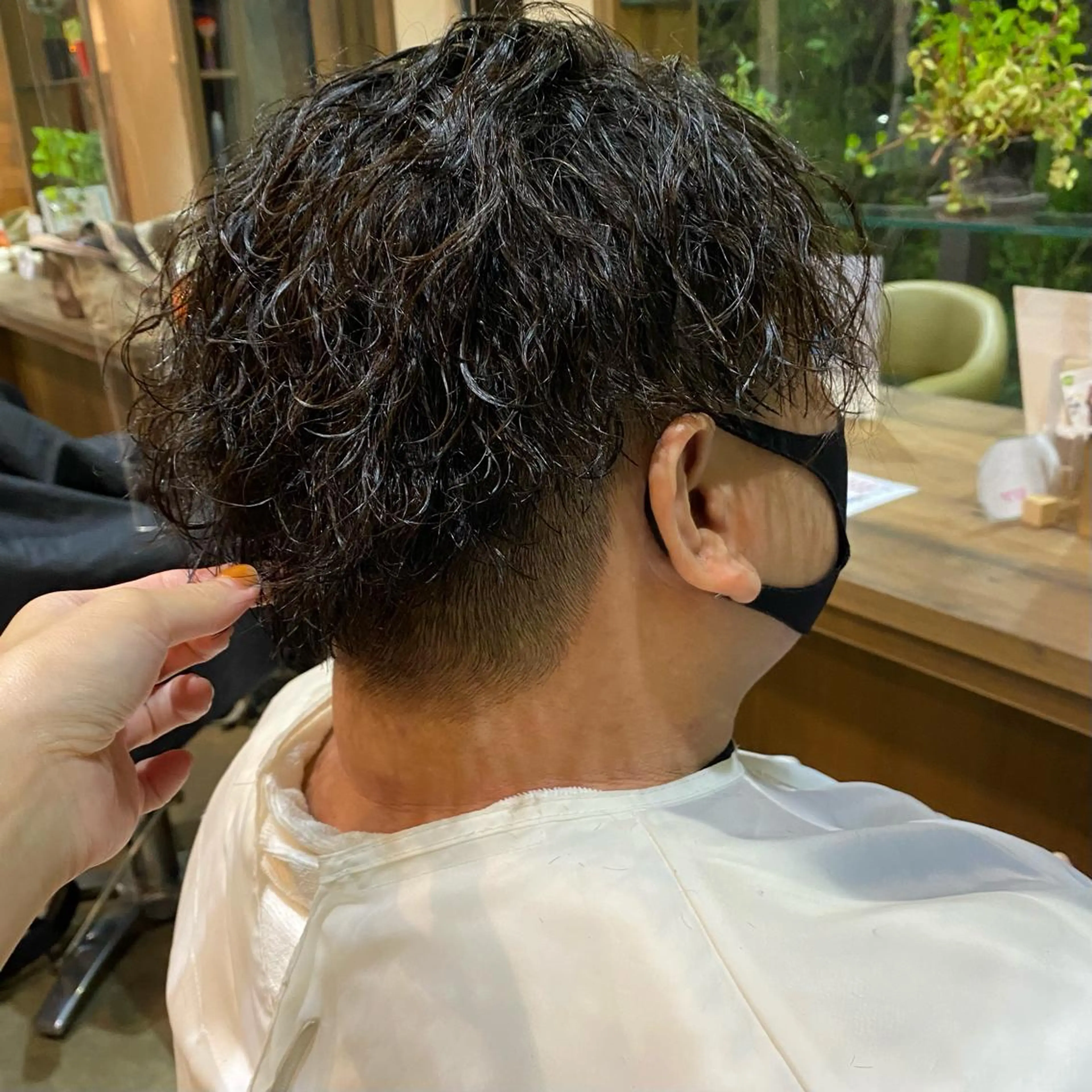 パーマ メンズ 中村 友香のヘアスタイル