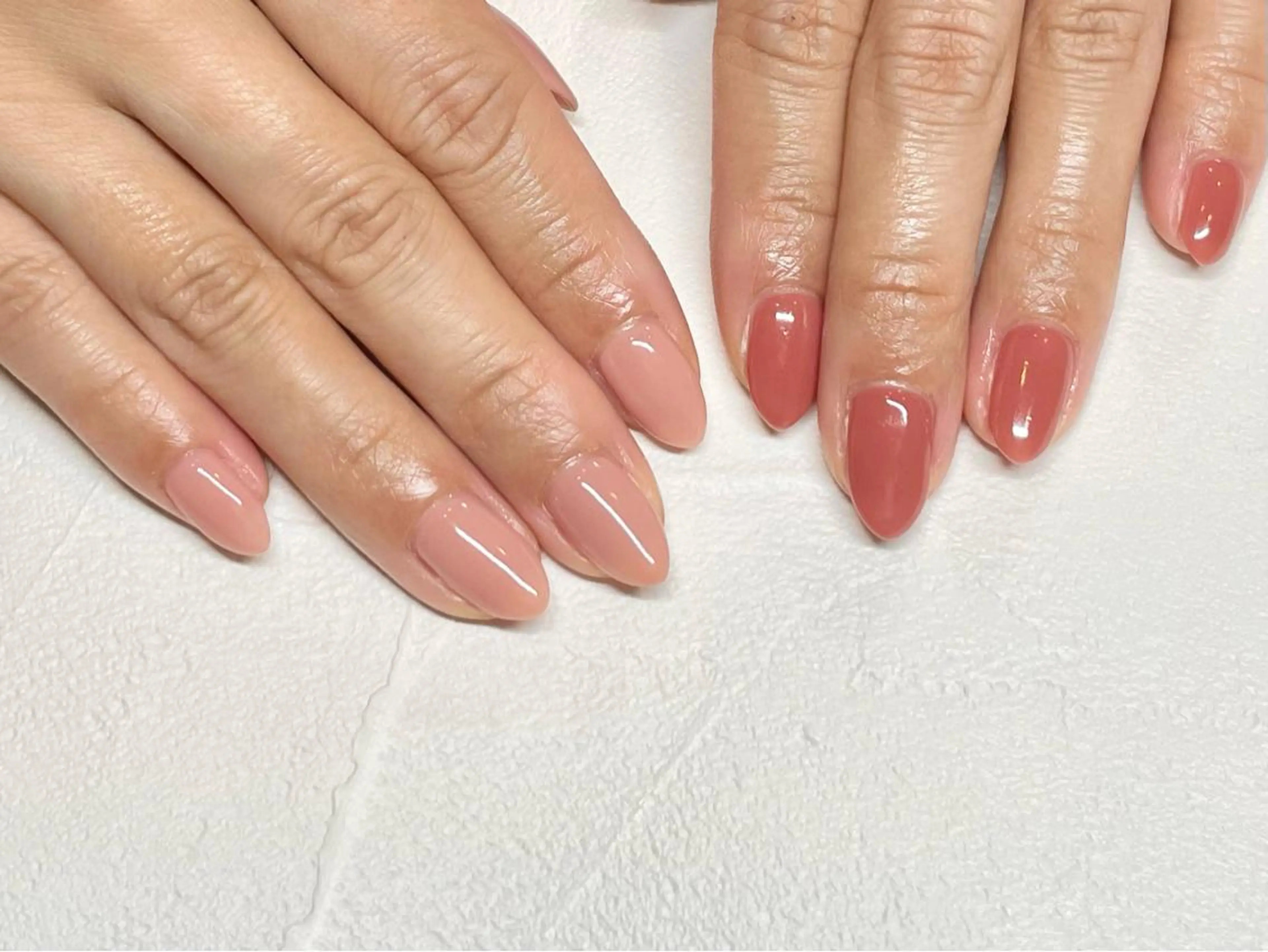 ネイル ワンカラーネイル ささき れいなのネイルデザイン