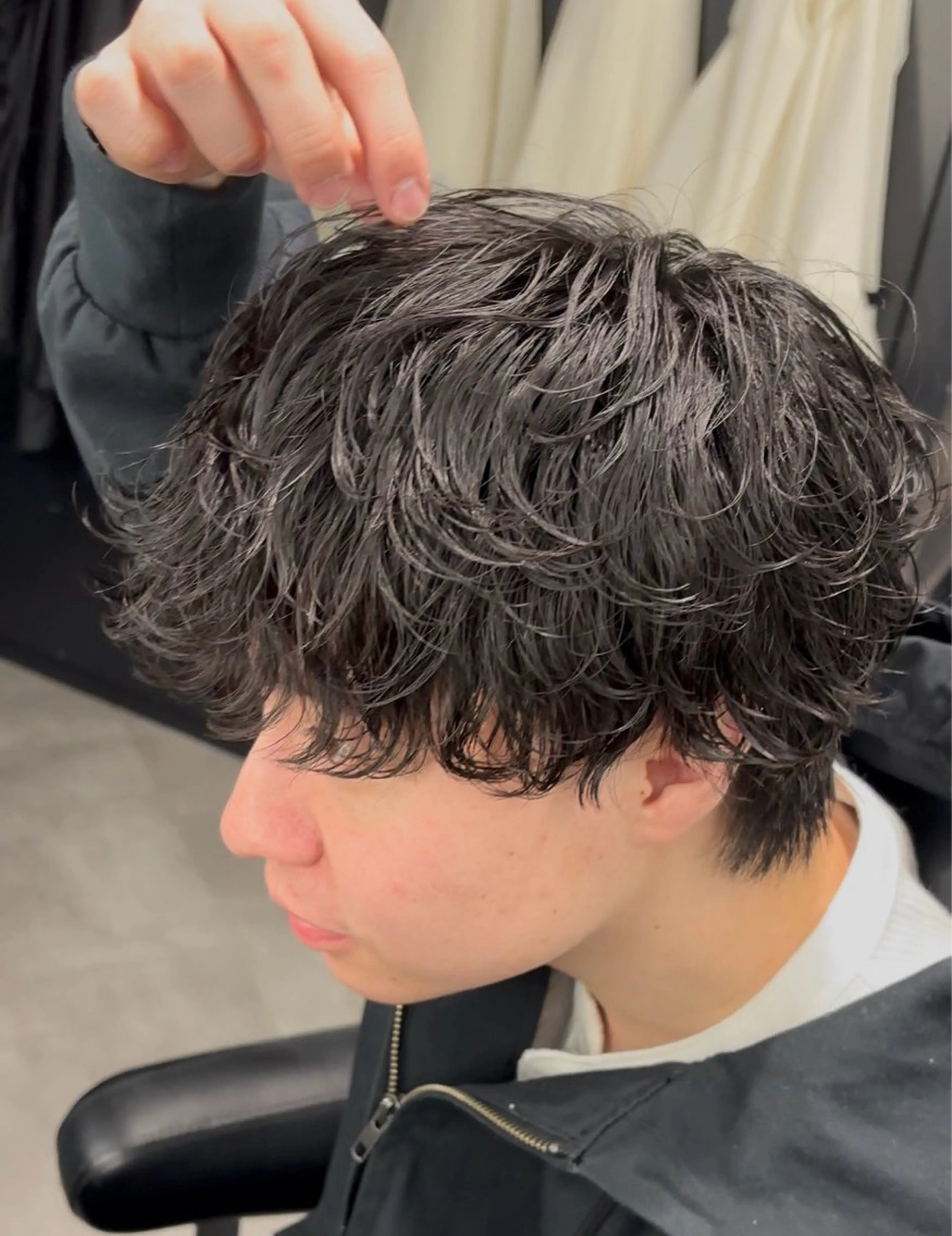 パーマ 斎藤 光のヘアスタイル