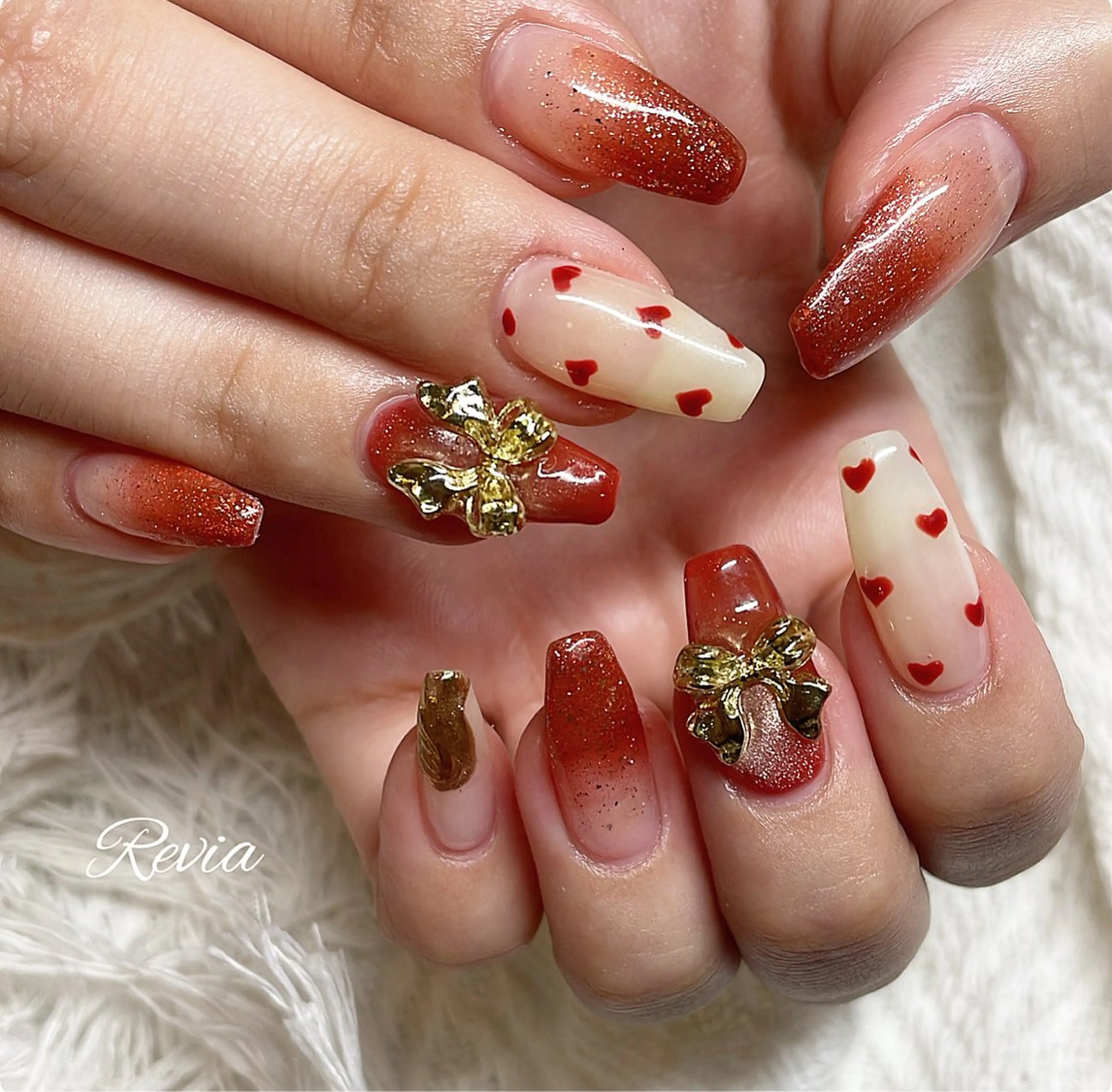 ネイル ハンドネイル revia所属・ERI Nailistのネイルデザイン