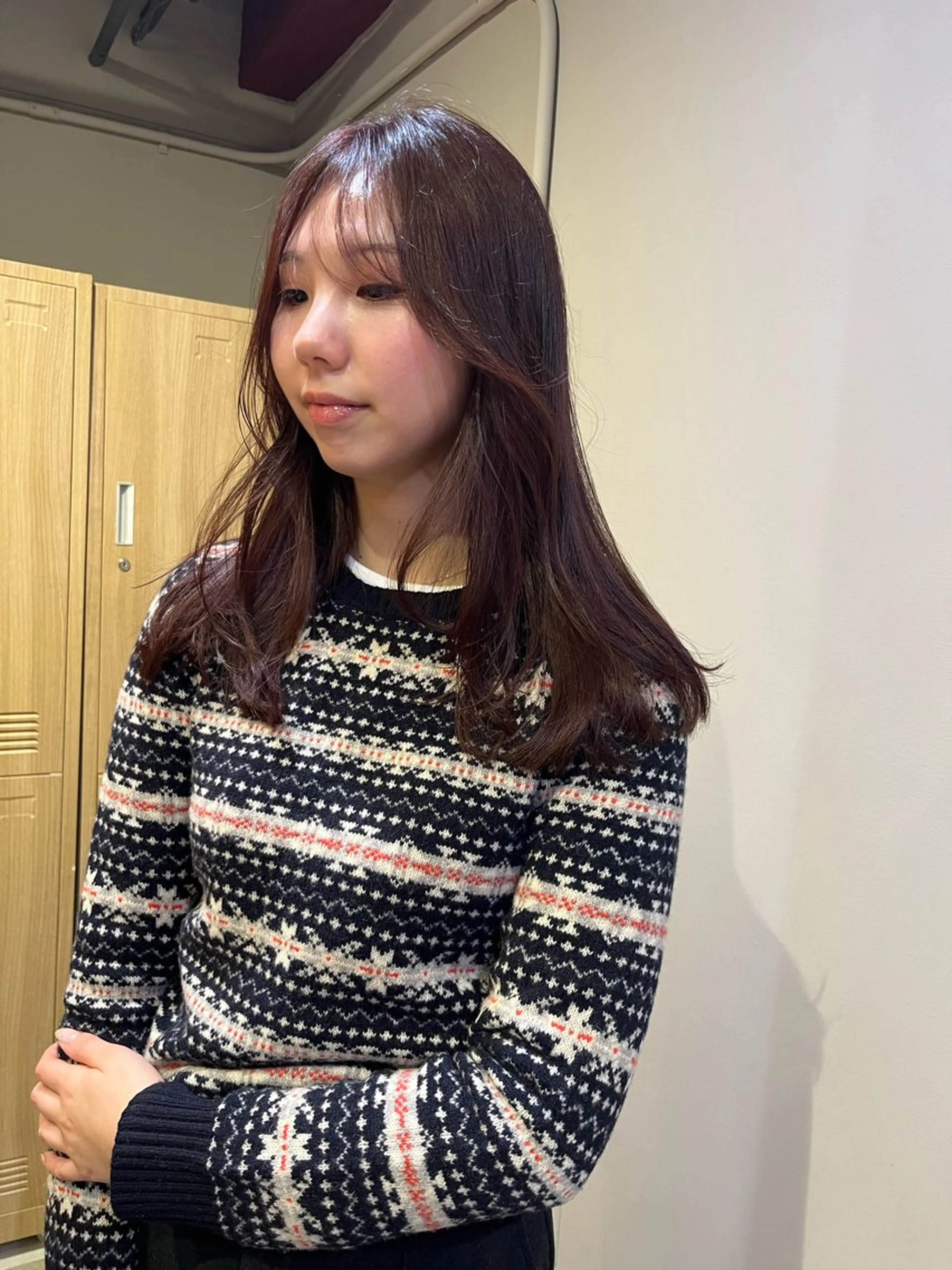 カラー ヘアカラー レイヤーカット🍏 パーマ/ののかのヘアスタイル