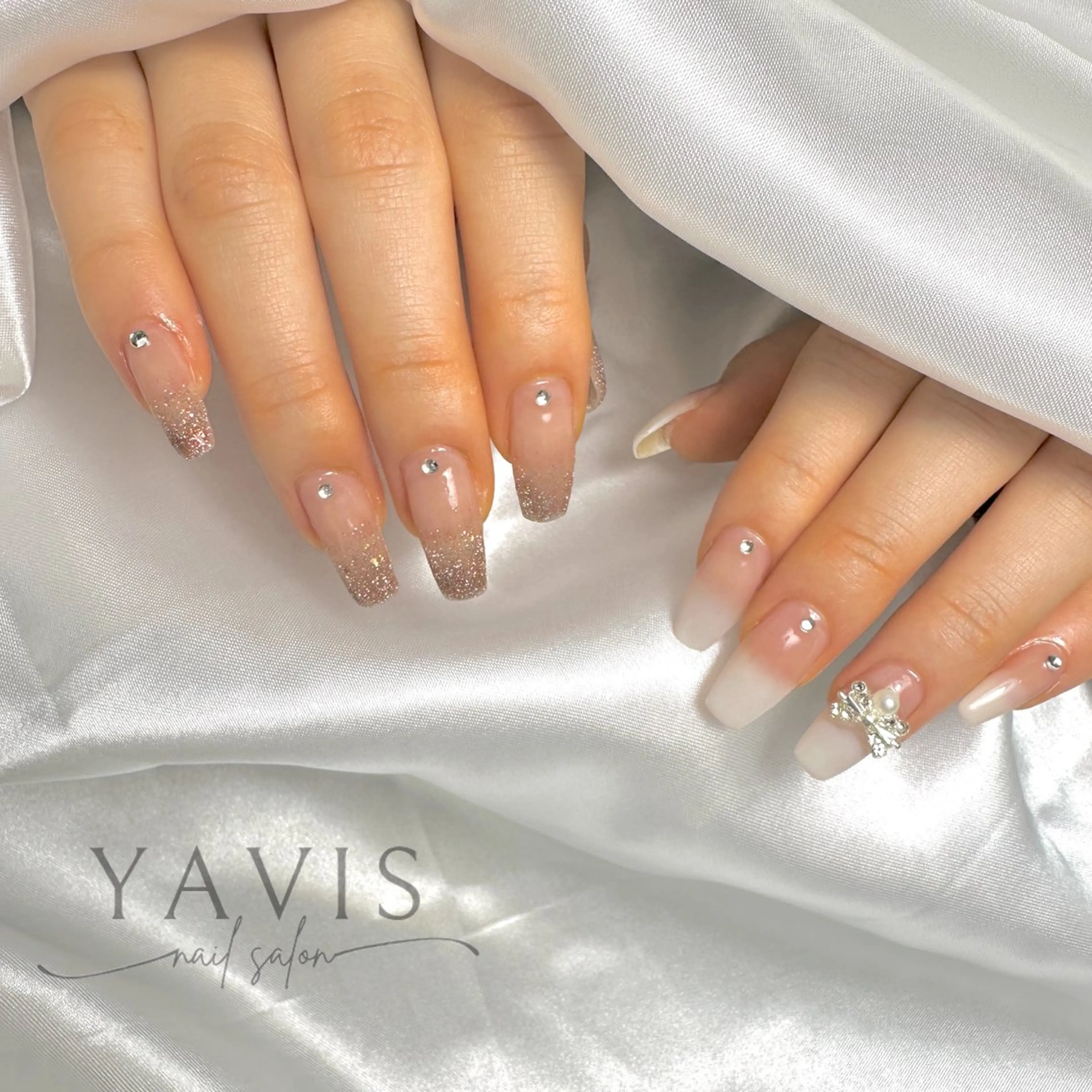ネイル フラッシュネイル ハンドネイル YAVIS_ nailのネイルデザイン
